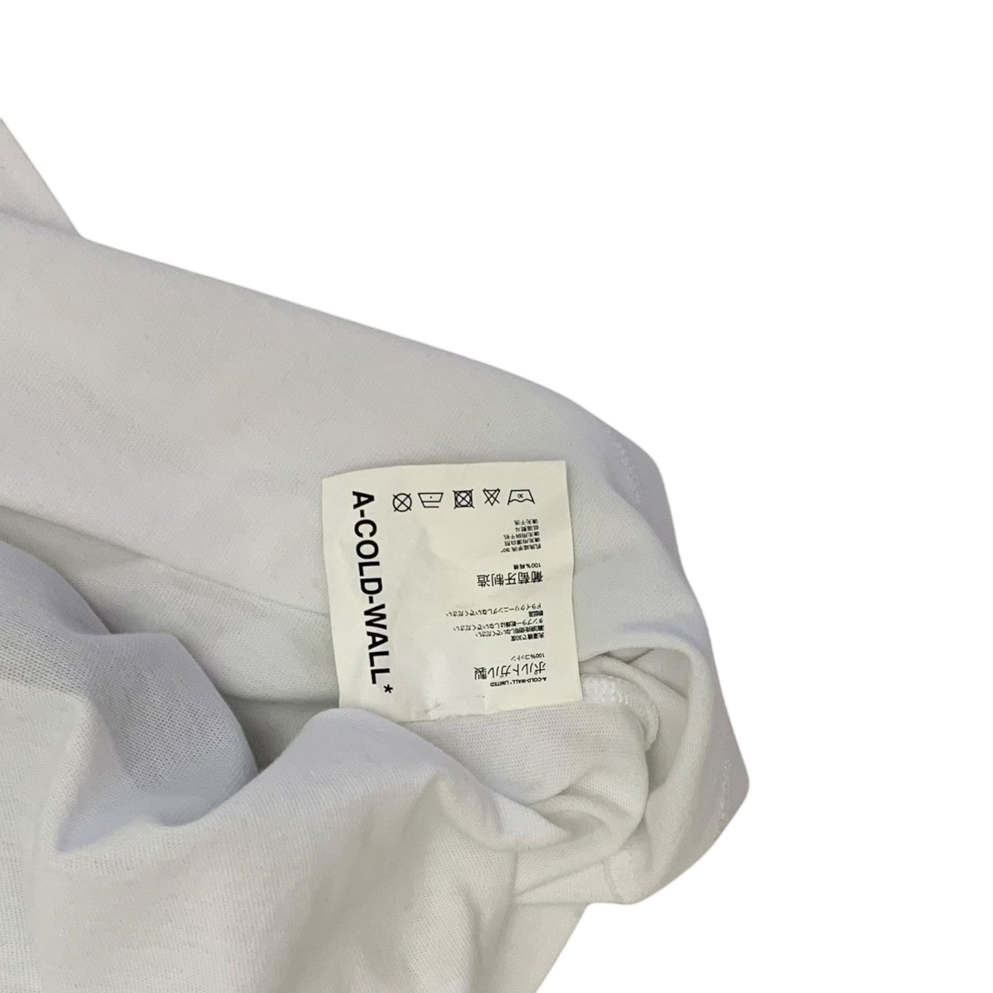 A-Cold-Wall Signature Graphic T-Shirt White (Size L)