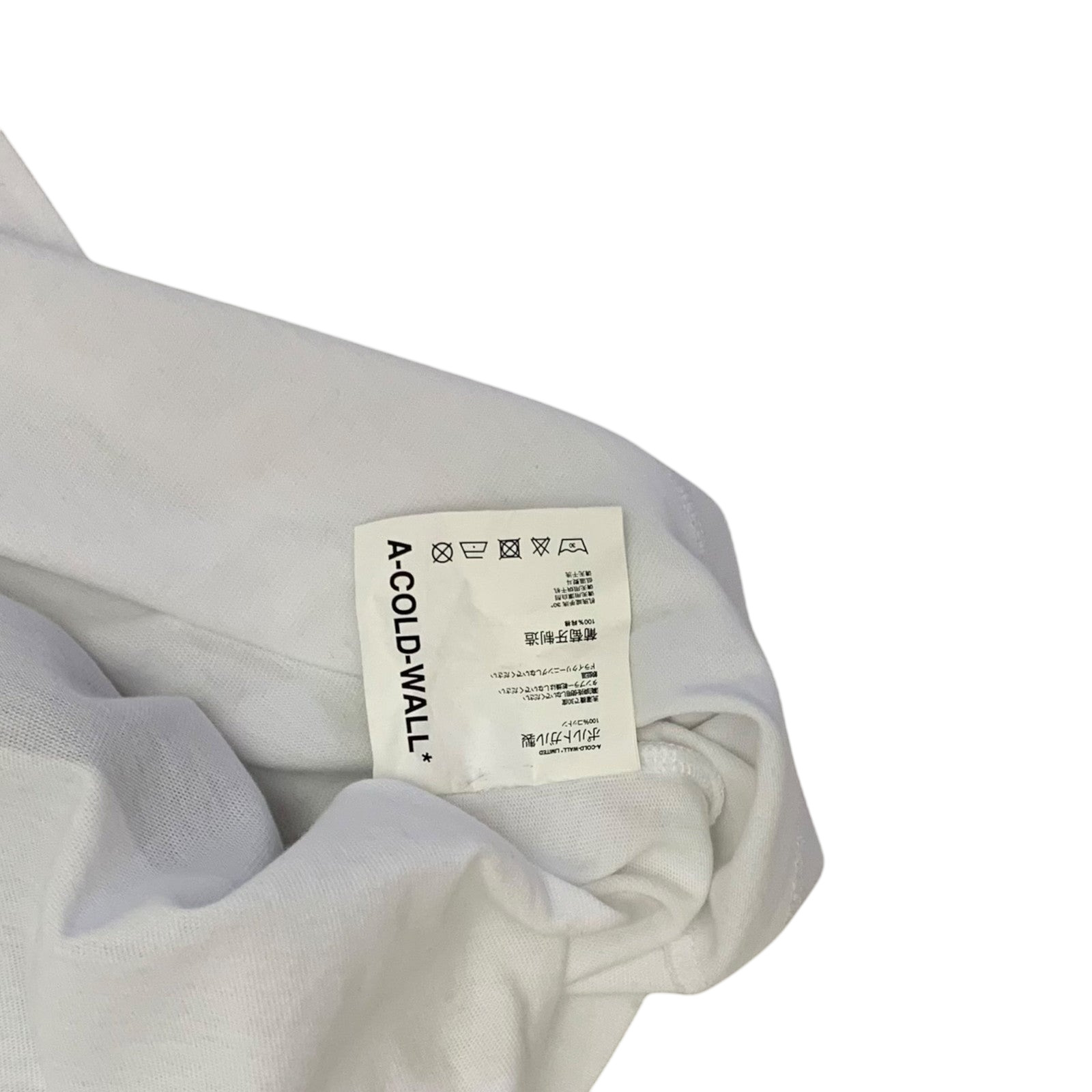 A-Cold-Wall Signature Graphic T-Shirt White (Size L)