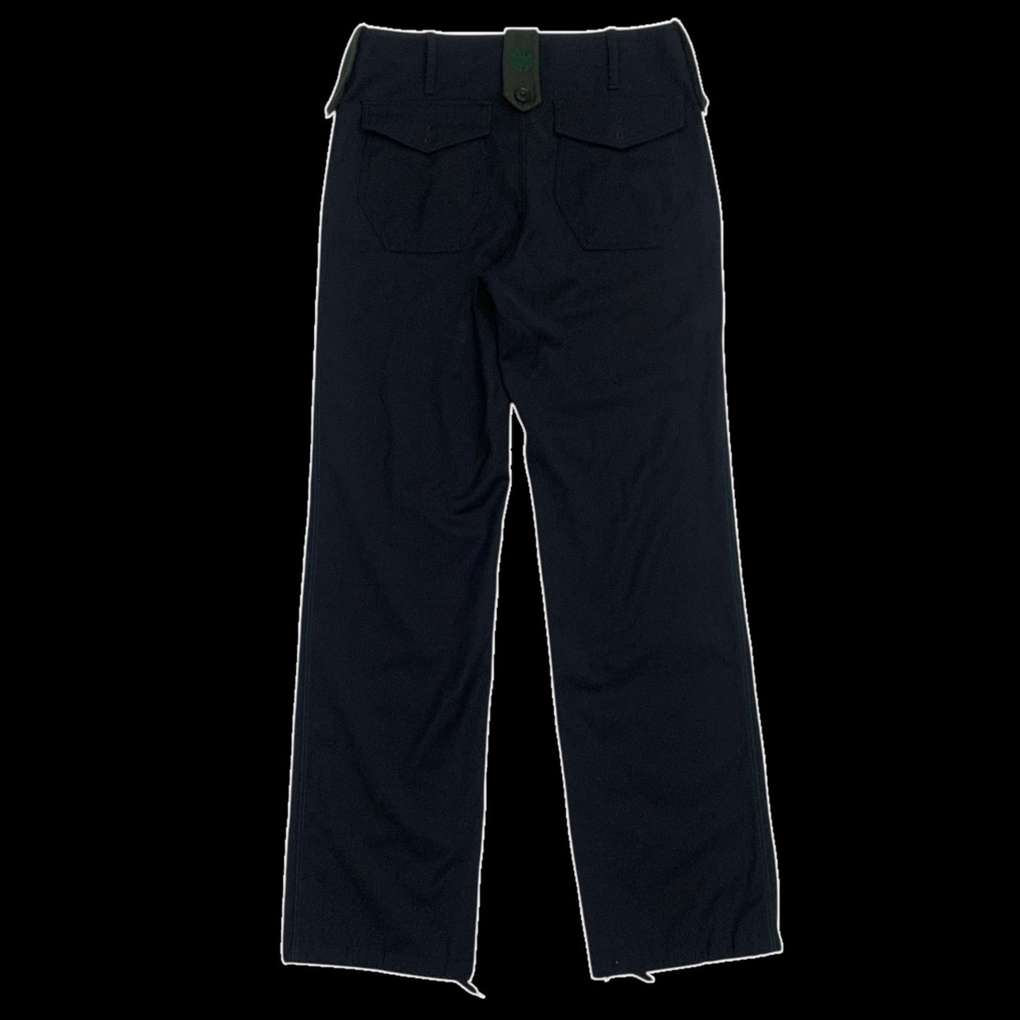 Kiko Kostadinov Otto 958 Booth Wool Trousers Navy (Size M)