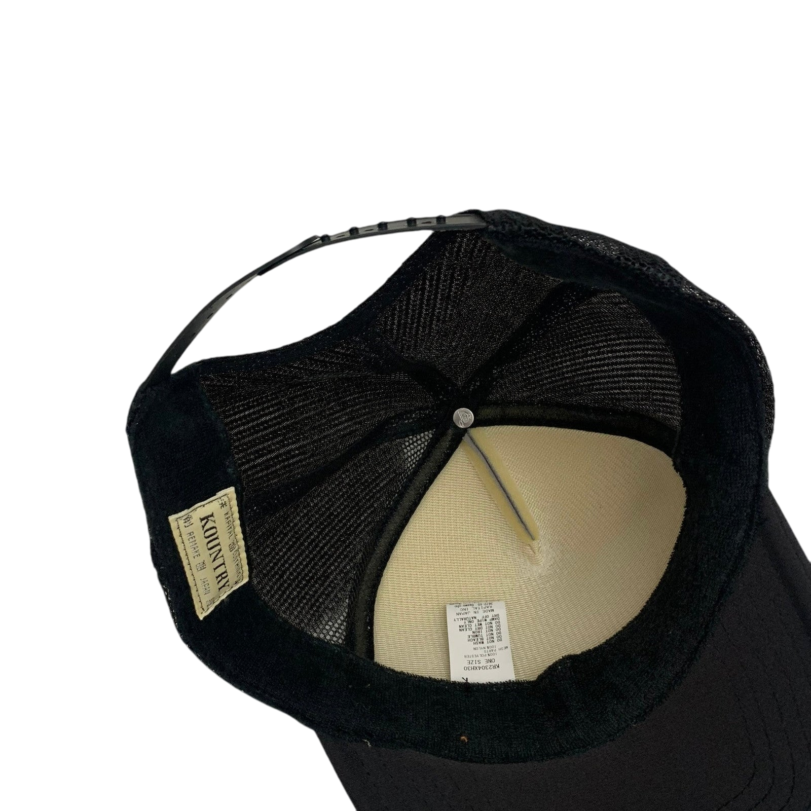 Kapital Laundry Shrink Black / Grey Trucker Hat