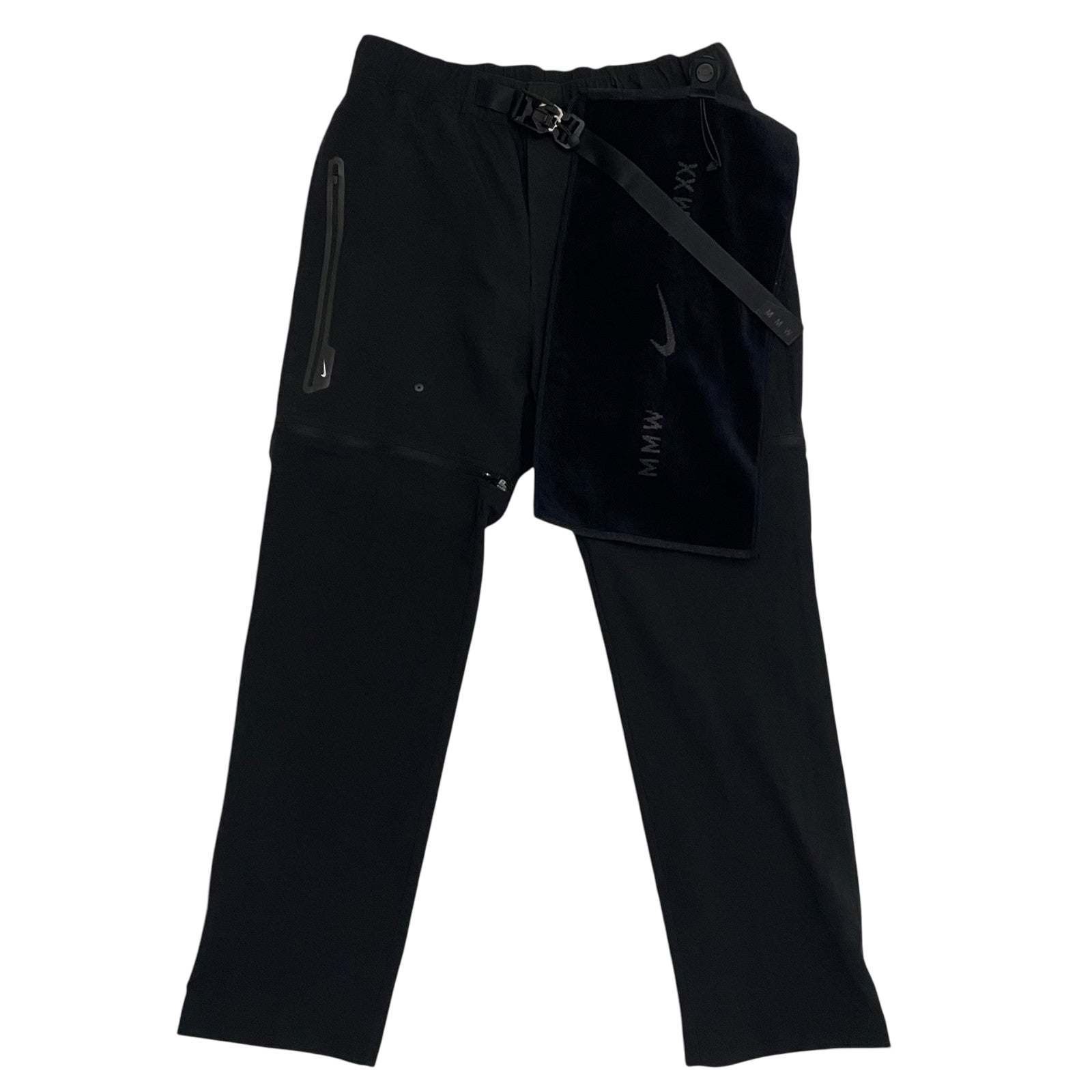 Nike x MMW 004 Black Edition Convertible 3-in-1 Techwear Pants Black (Size M)