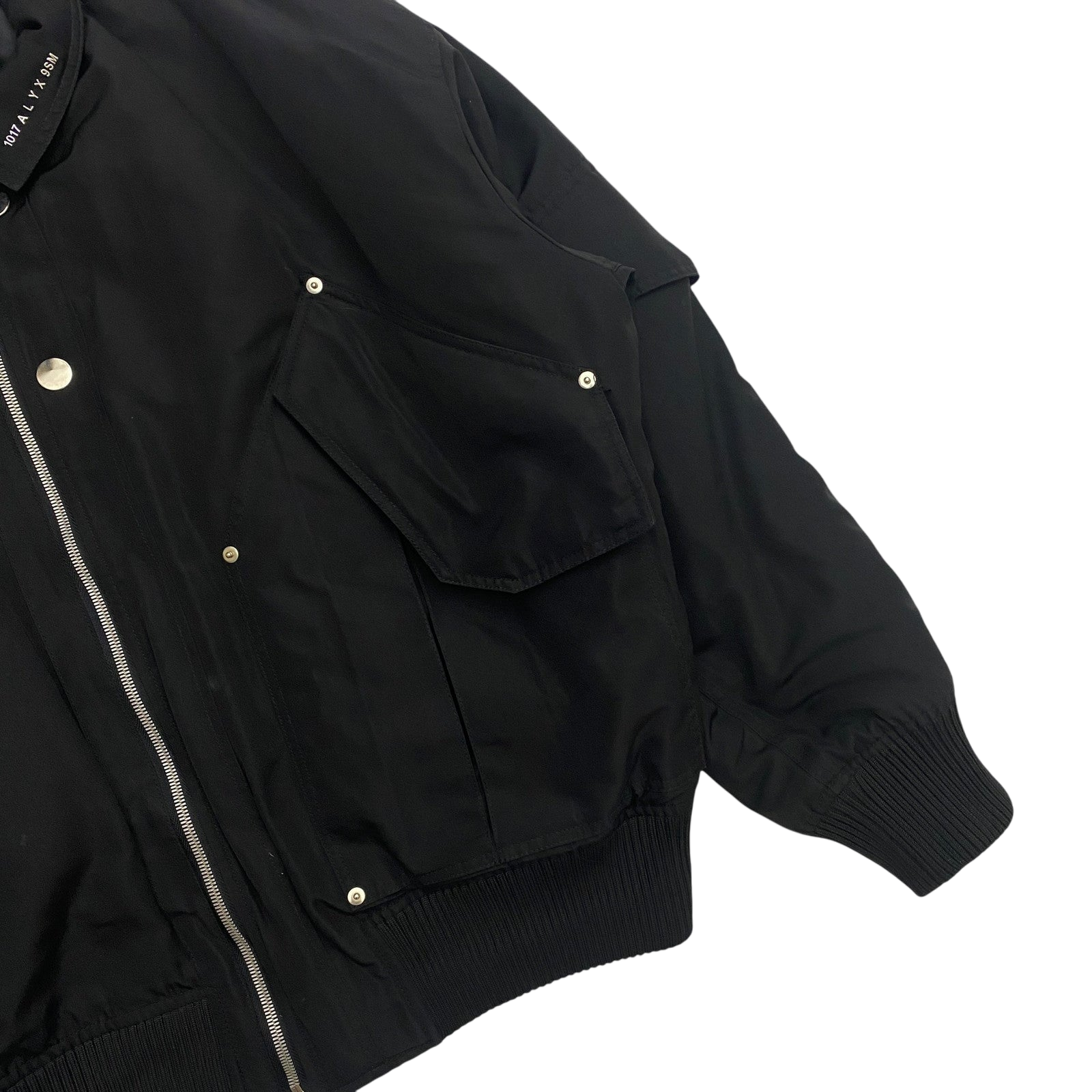1017 ALYX 9SM Flight Bomber Jacket Black (Fits L-XL)