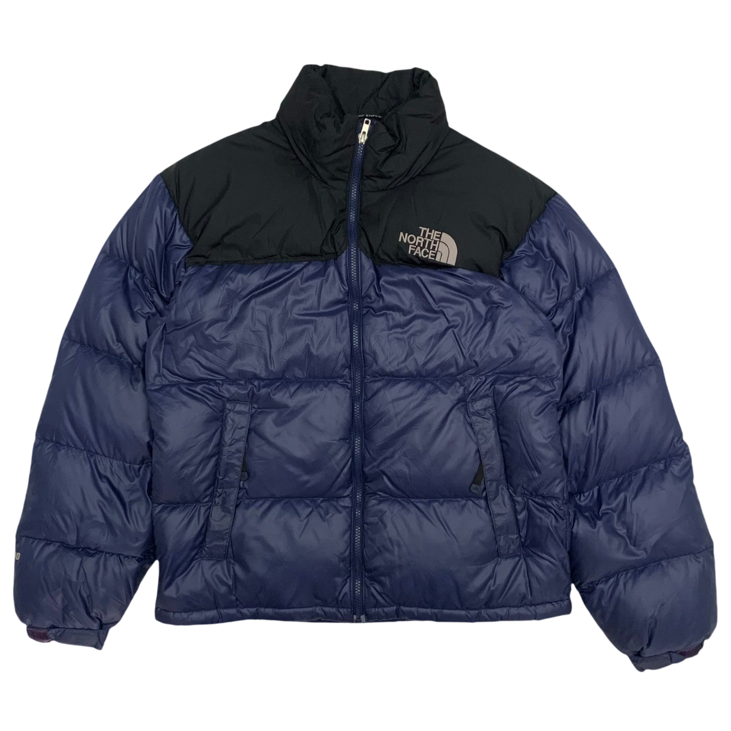 The North Face Nuptse 700 Down Puffer Jacket Navy/Black (Size S)