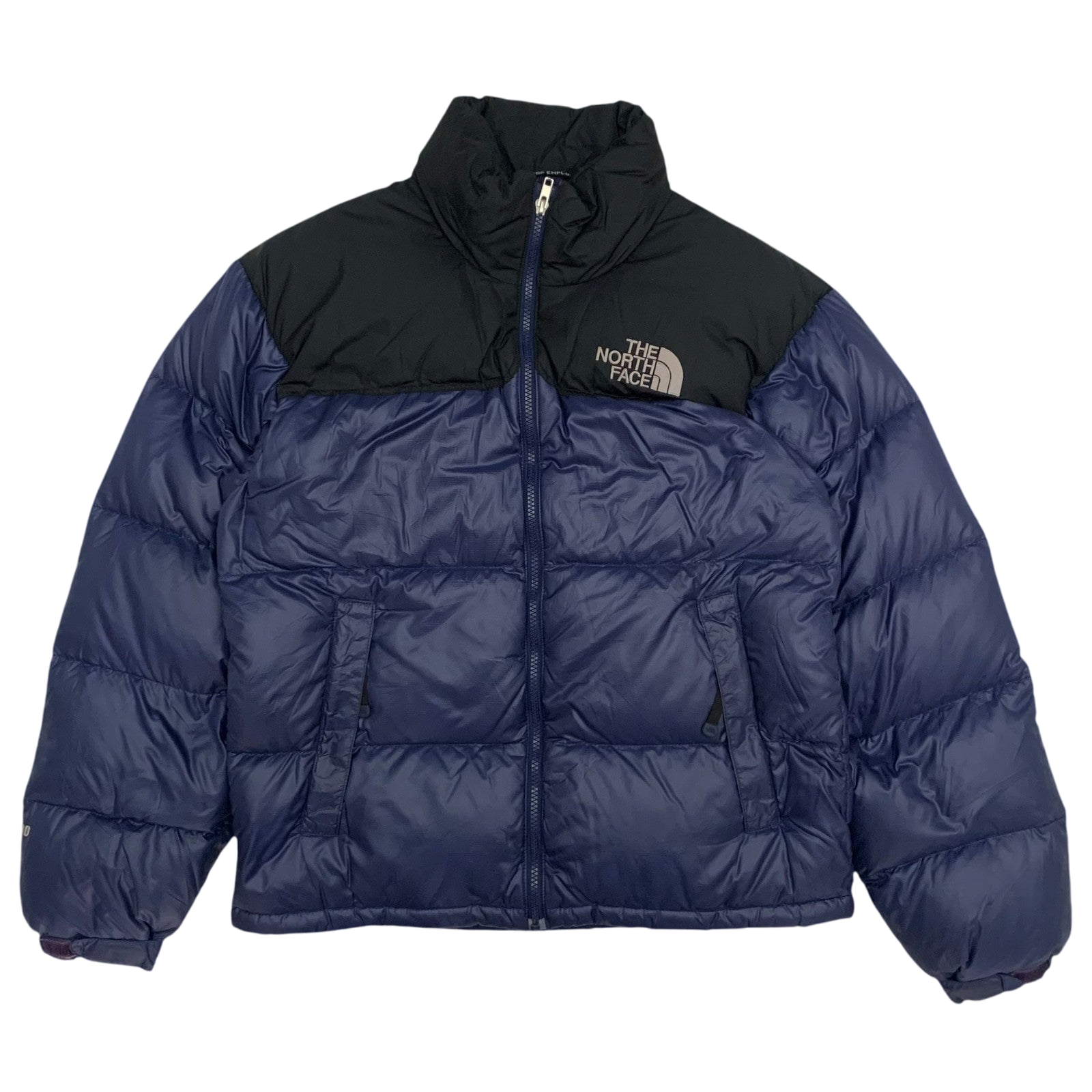The North Face Nuptse 700 Down Puffer Jacket Navy/Black (Size S)