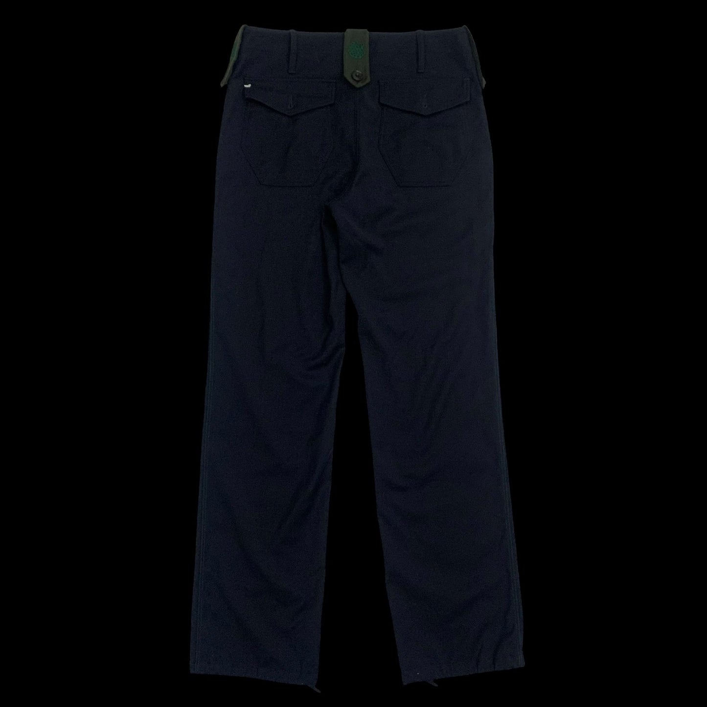 Kiko Kostadinov Otto 958 Booth Wool Trousers Navy (Size M)