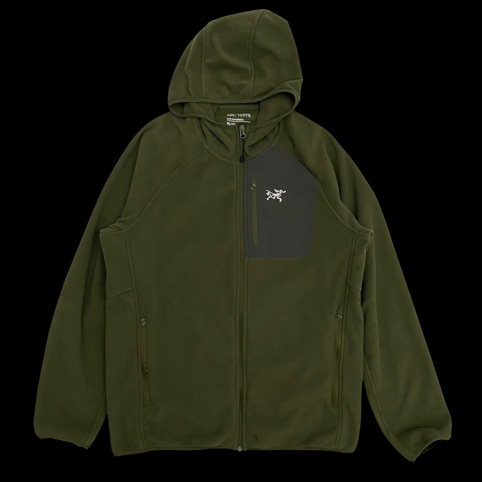 Arc’teryx Delta Hooded Fleece ‘Military Green’ (Fits L-XL)