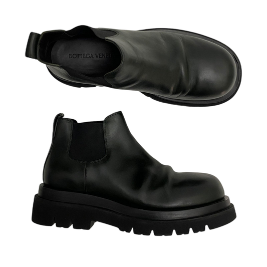 Bottega Veneta Lug Chelsea Ankle Boots Dark Green(Size 43/US10)
