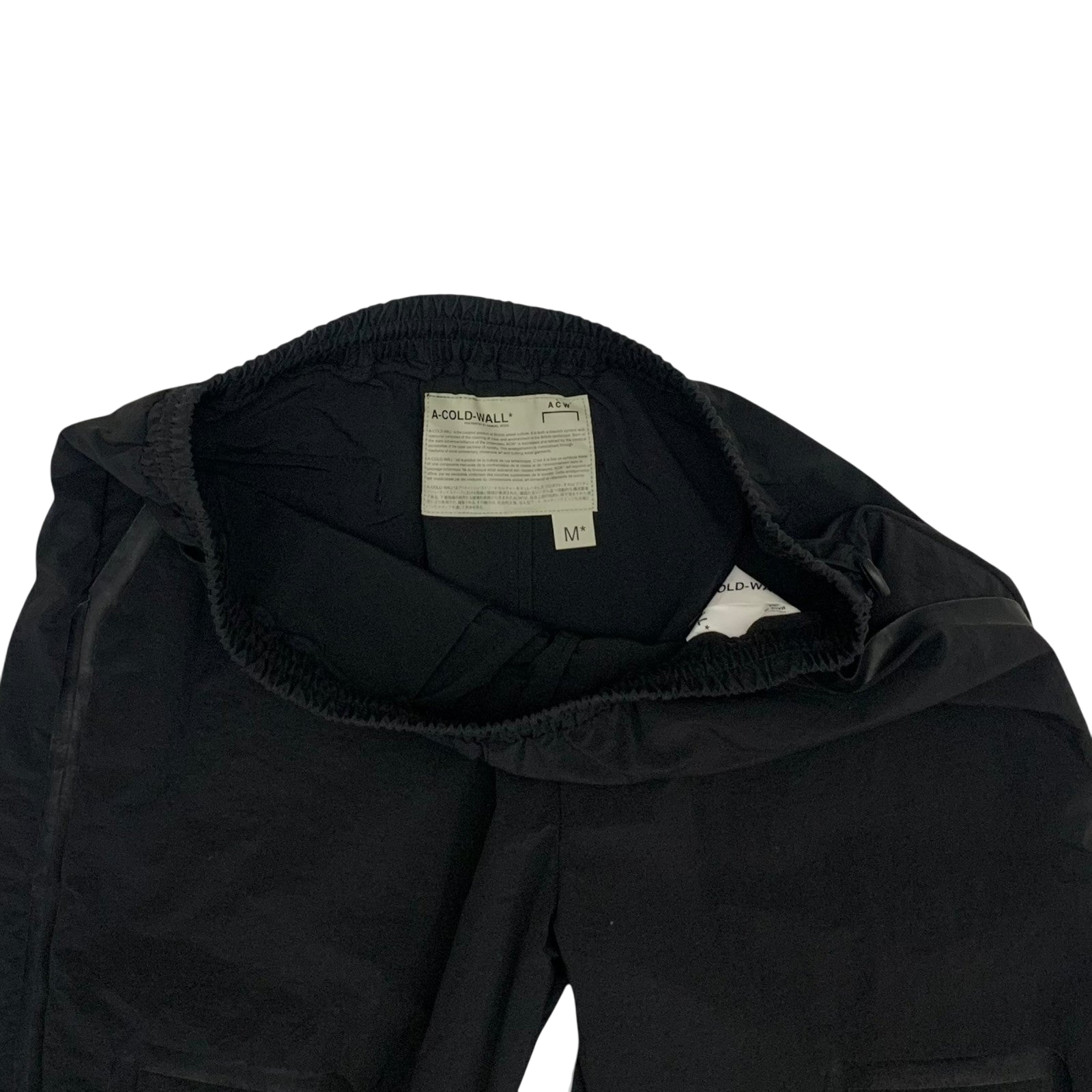 A-Cold-Wall Bracket Taped Track Pants Black (Size M)