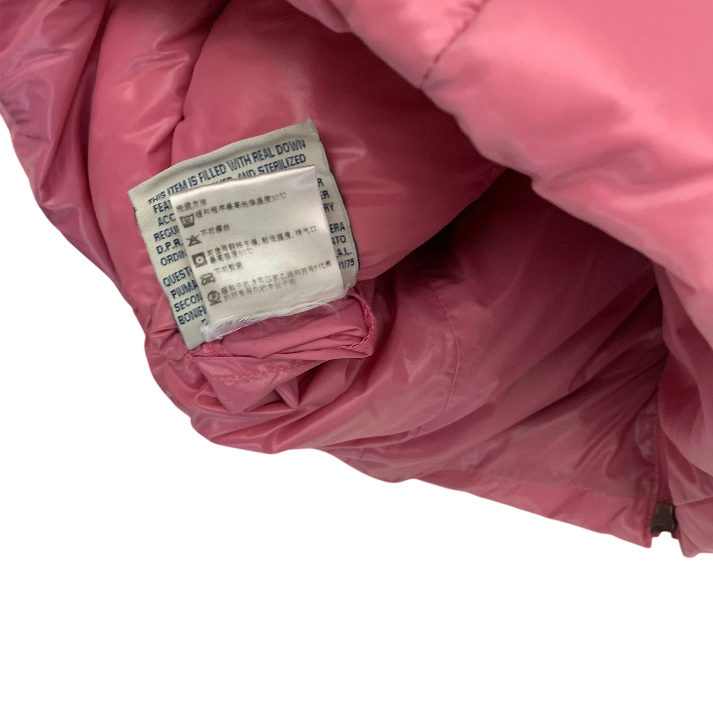 Moncler Ghany Down Vest Pink (Fits S-M womens)