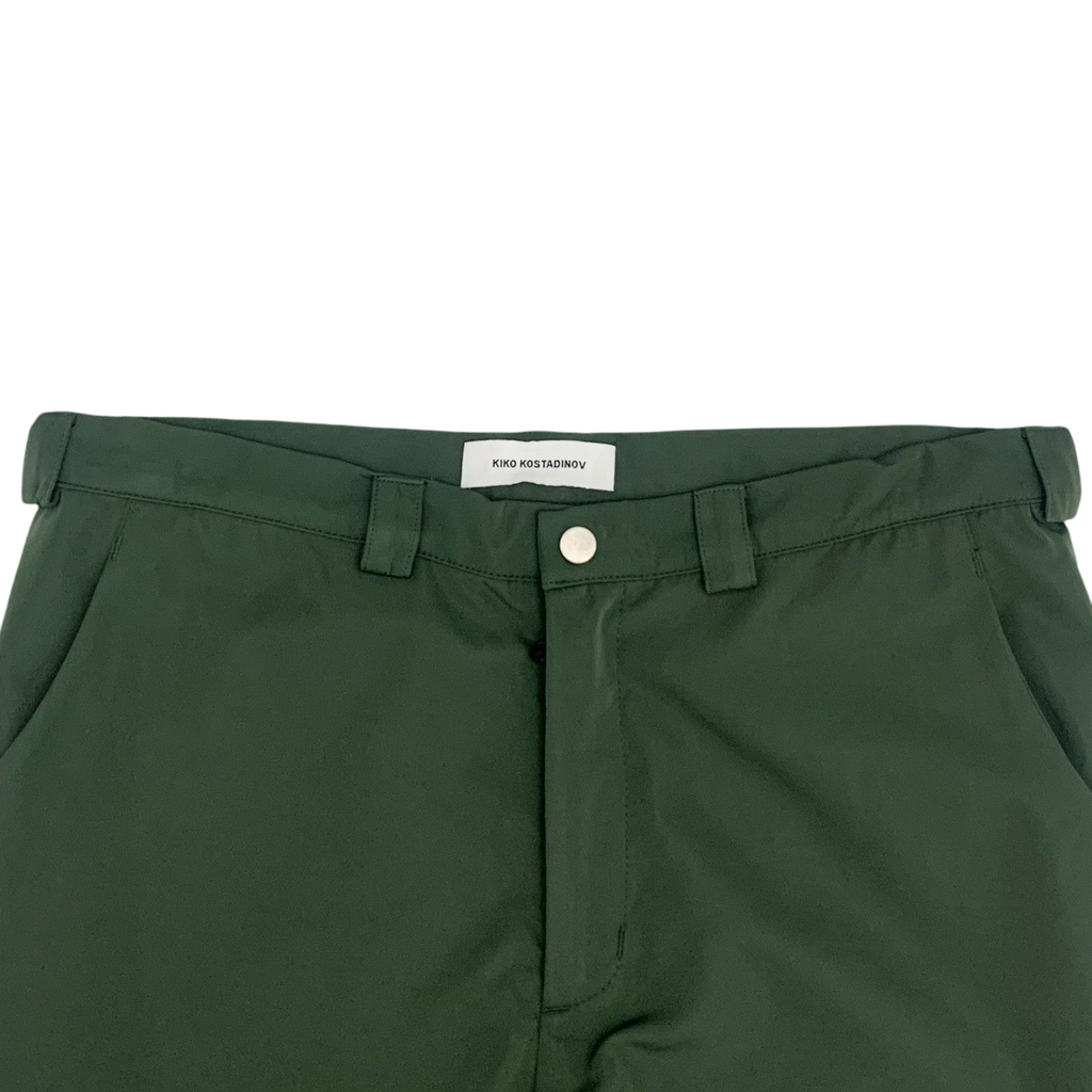 Kiko Kostadinov AW18 Gaetan Striped Trousers Green / Black (Size M)