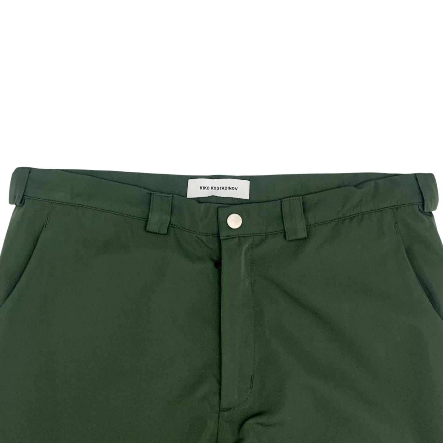 Kiko Kostadinov AW18 Gaetan Striped Trousers Green / Black (Size M)