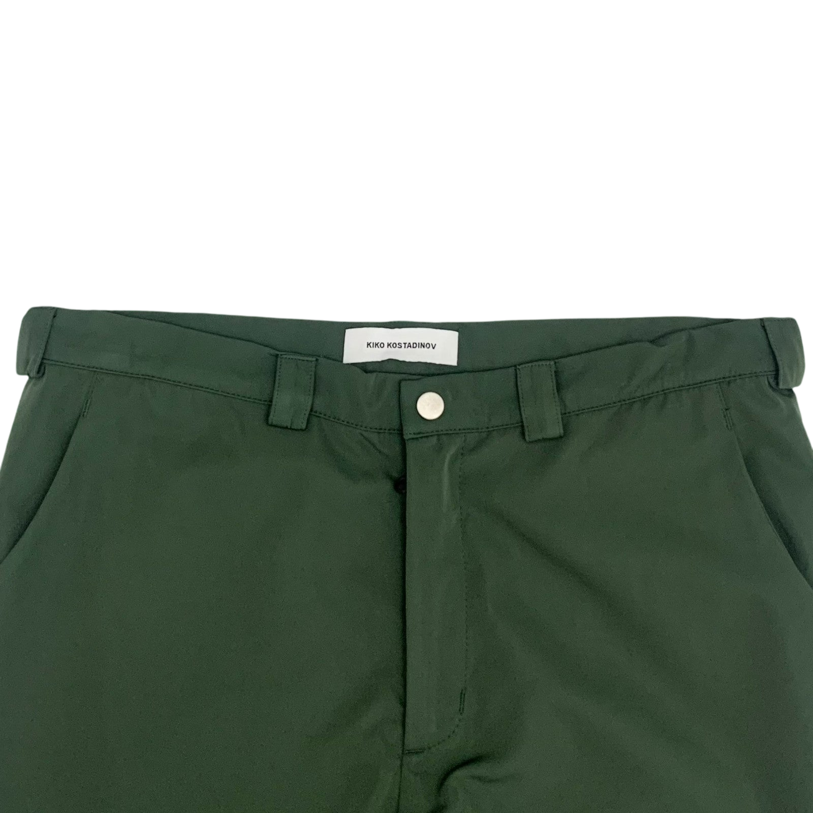 Kiko Kostadinov AW18 Gaetan Striped Trousers Green / Black (Size M)