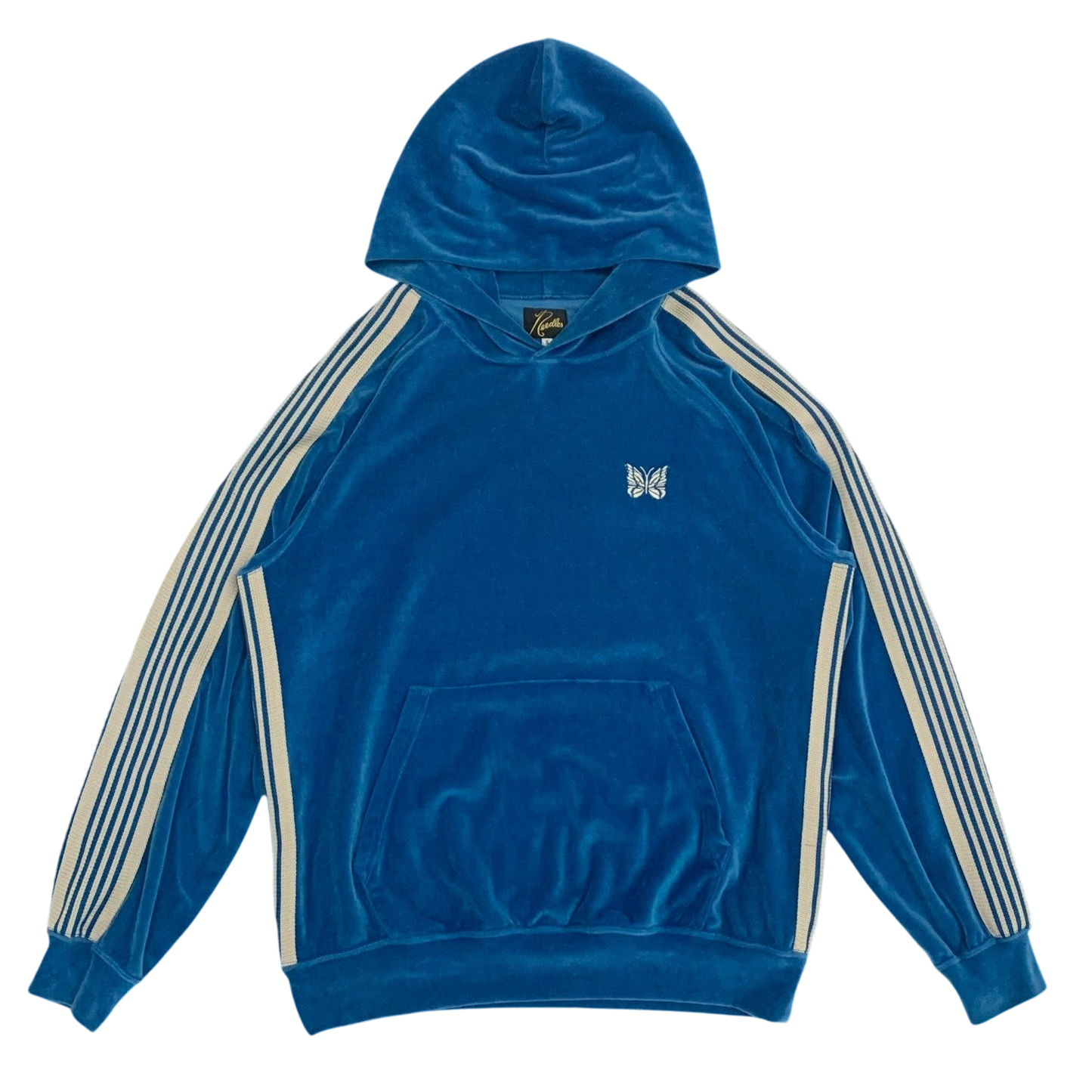 Needles Velour Track Hoodie Blue (Fits S-M)