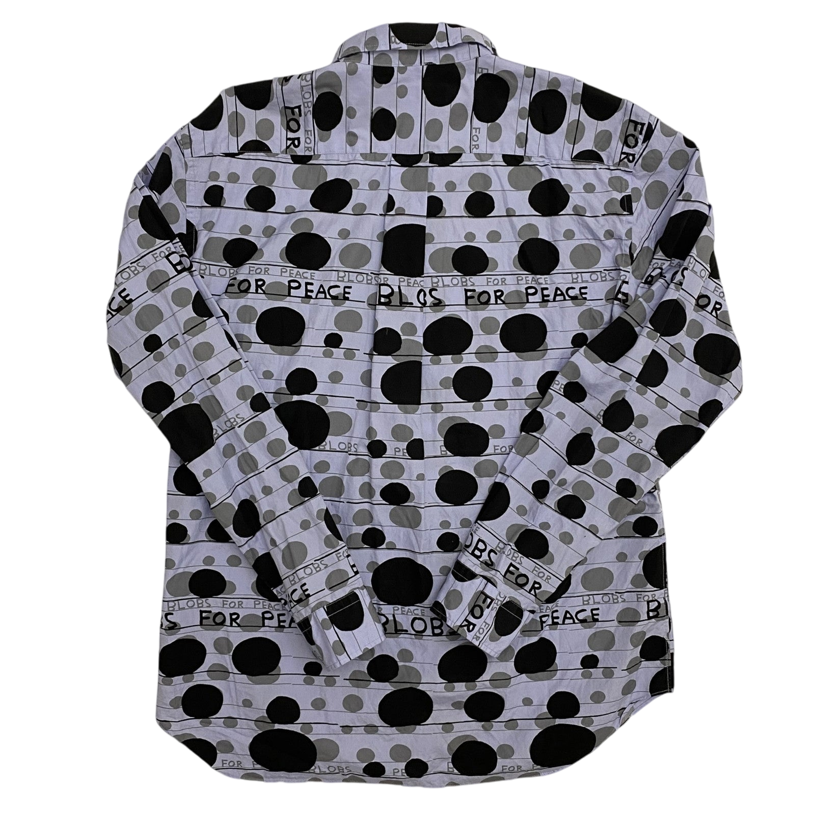 Comme des Garçons (CDG) Homme Deux ‘Blobs For Peace’ Print Shirt (Fits M)