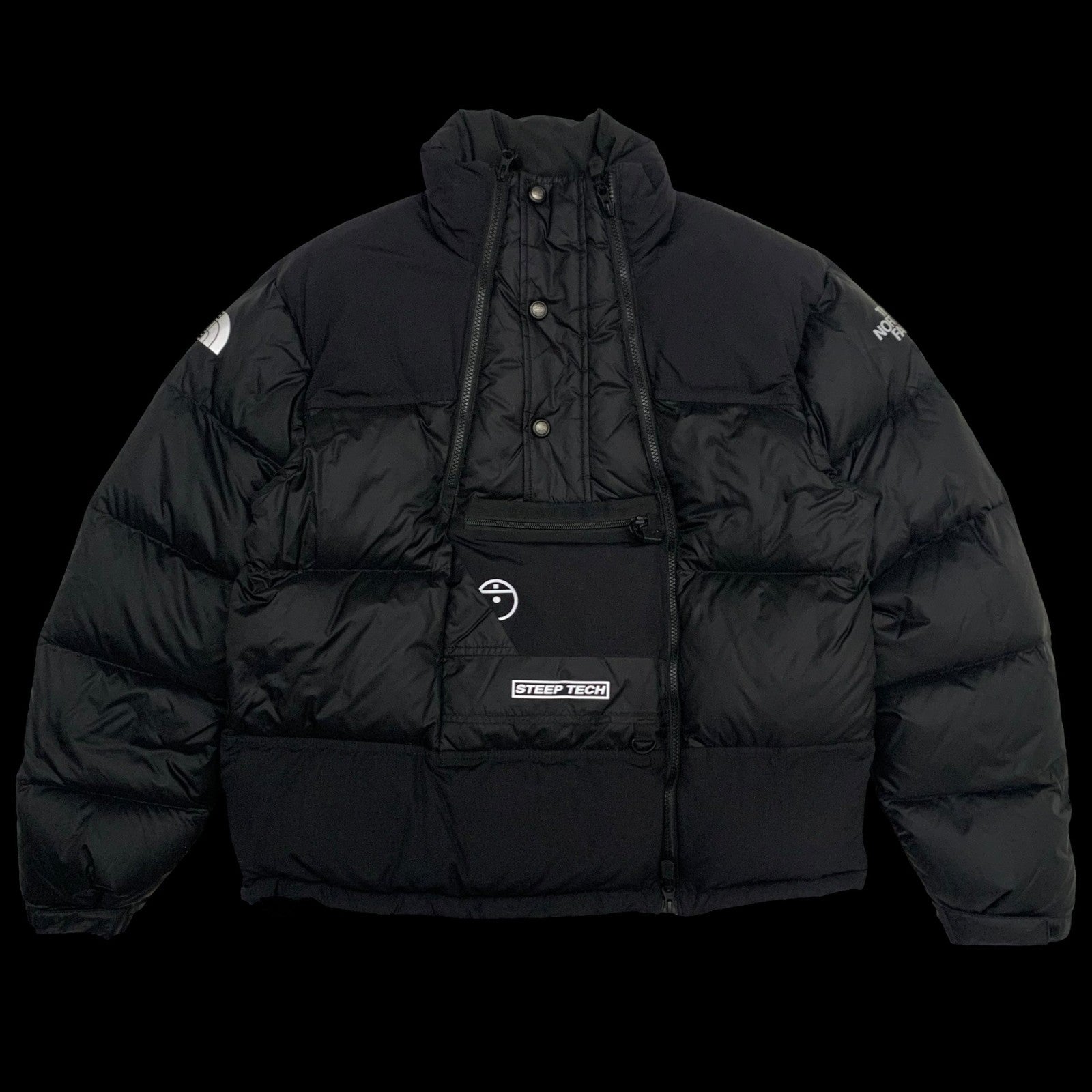 The North Face Men Steep Tech 700 Down Puffer Jacket Black (Size L)