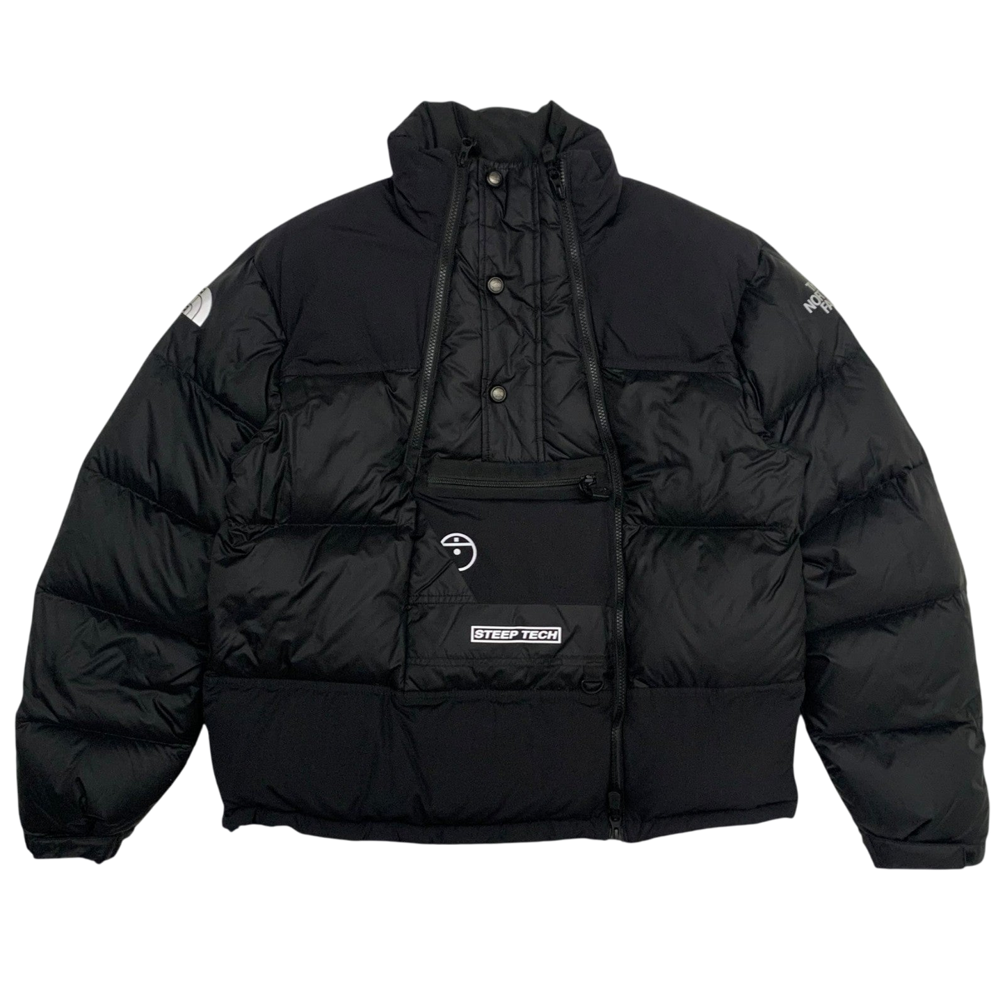 The North Face Men Steep Tech 700 Down Puffer Jacket Black (Size L)