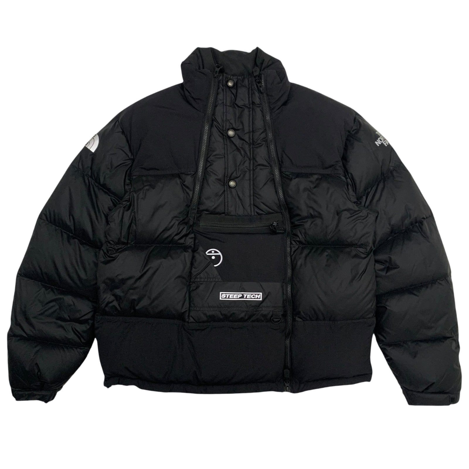 The North Face Men Steep Tech 700 Down Puffer Jacket Black (Size L)