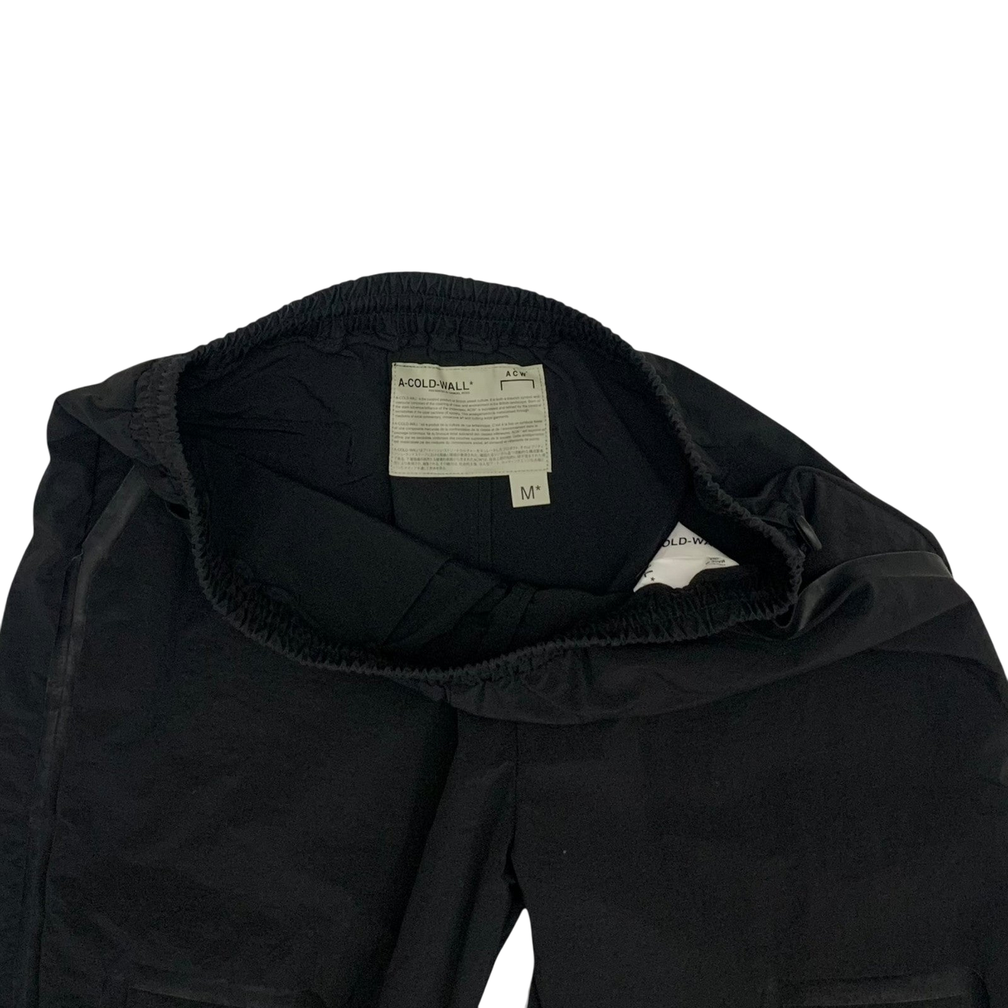 A-Cold-Wall Bracket Taped Track Pants Black (Size M)