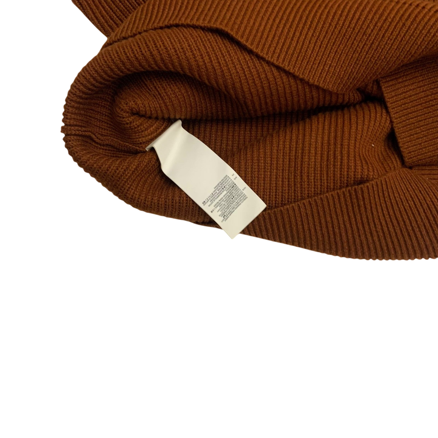 Maison Margiela Ribbed Knit Sweatshirt Burnt Orange (Fits XL)