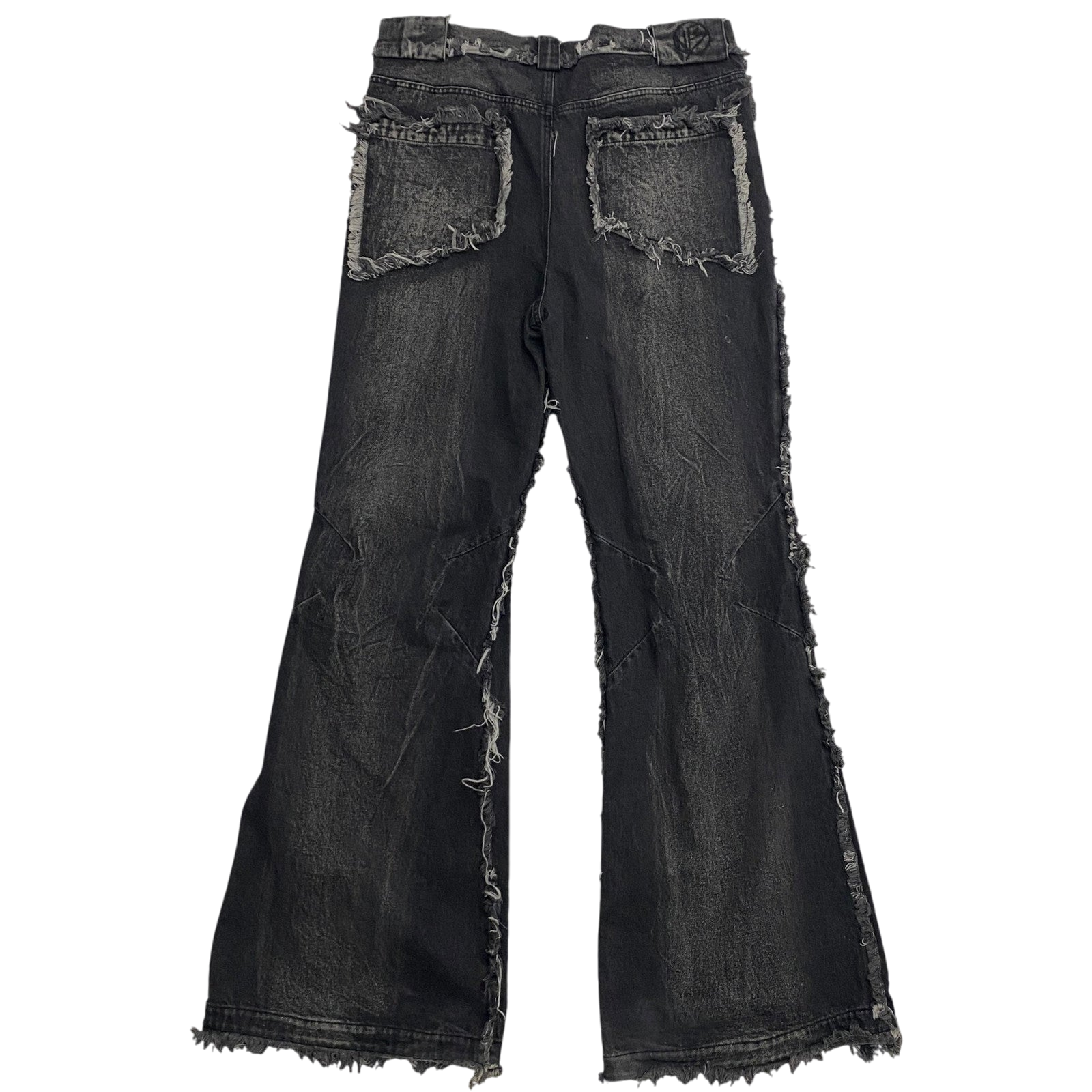 NO/FAITH STUDIOS Flared Jeans Grey (Fits 34")
