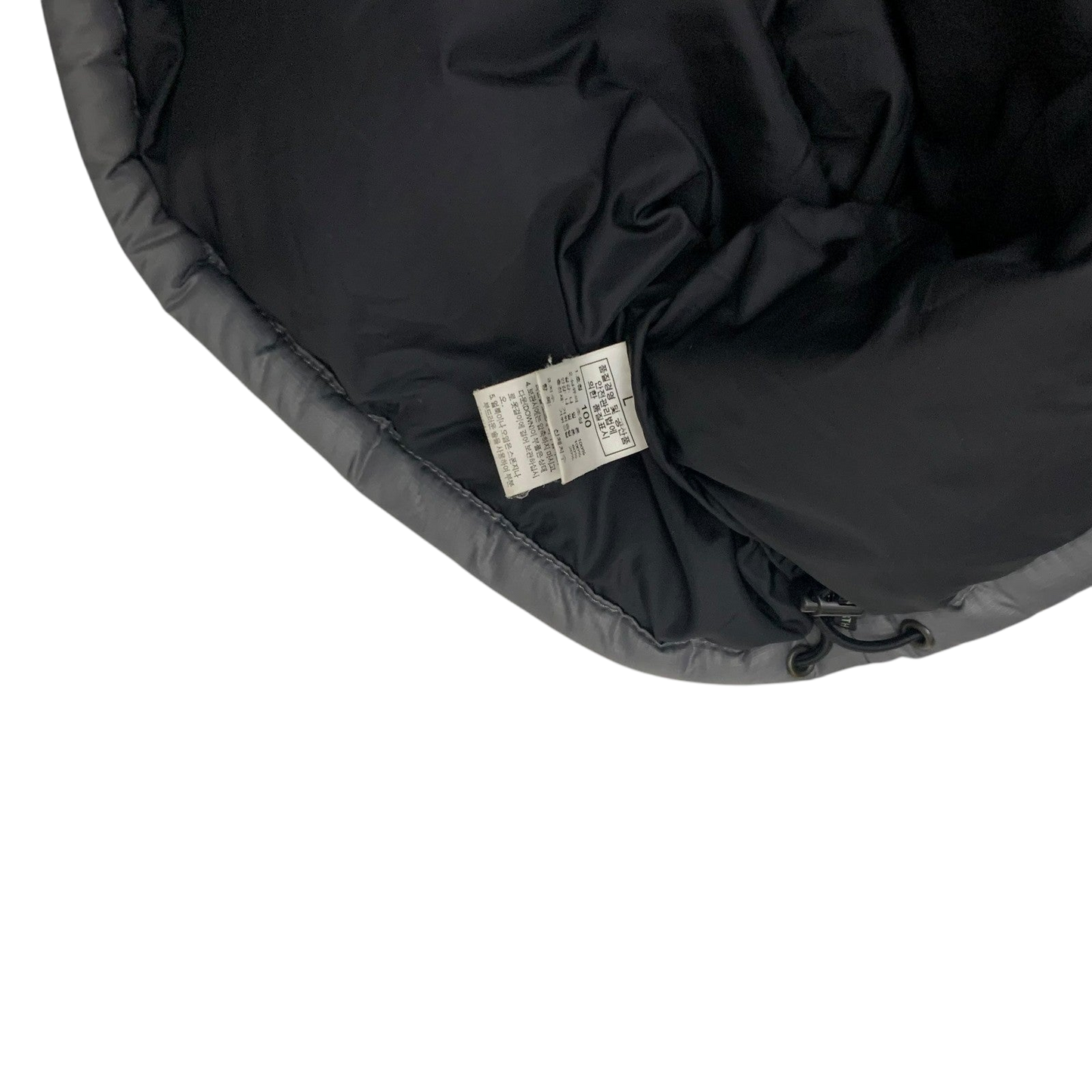 The North Face Nuptse 700 Down Puffer Jacket Grey/Black (Size L)