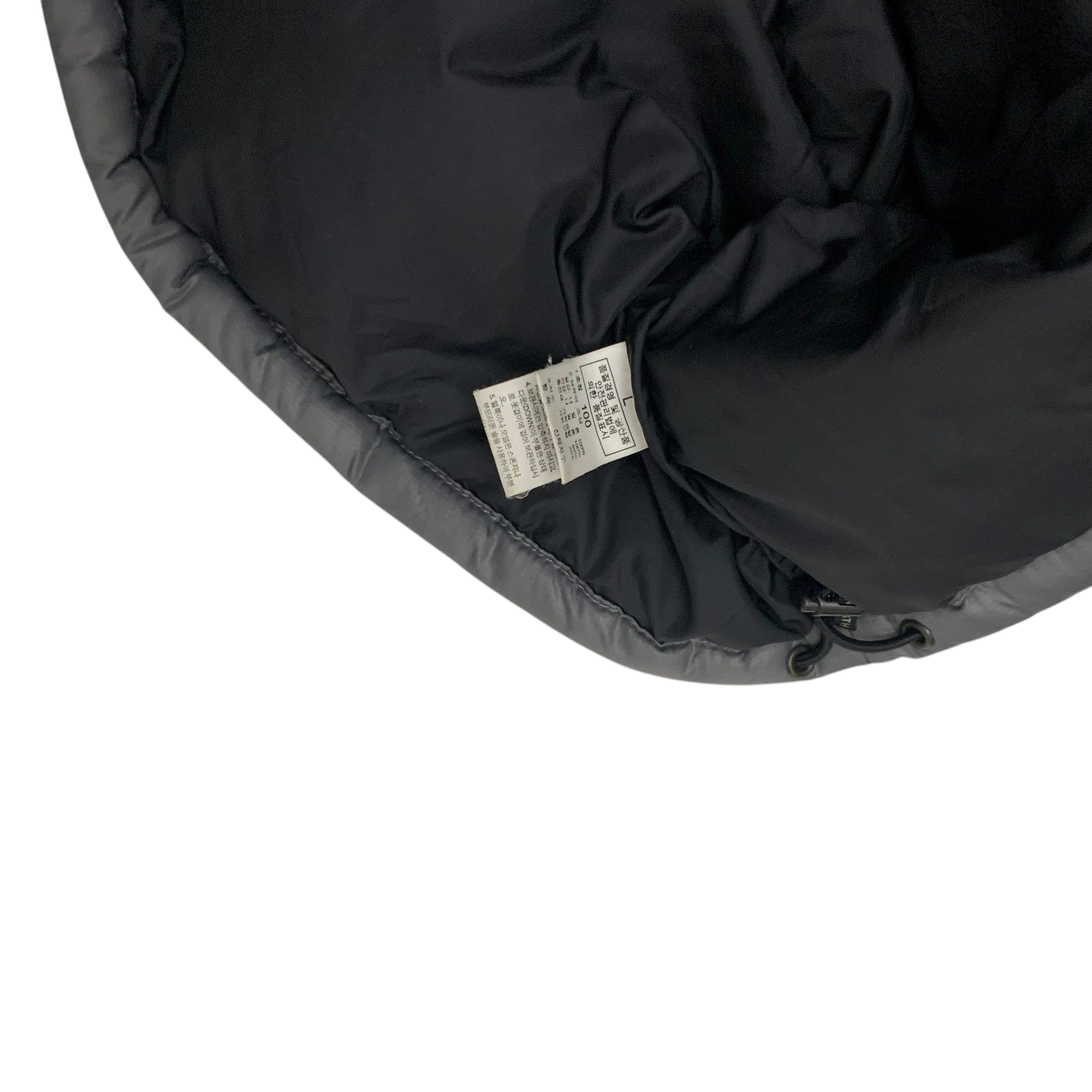 The North Face Nuptse 700 Down Puffer Jacket Grey/Black (Size L)