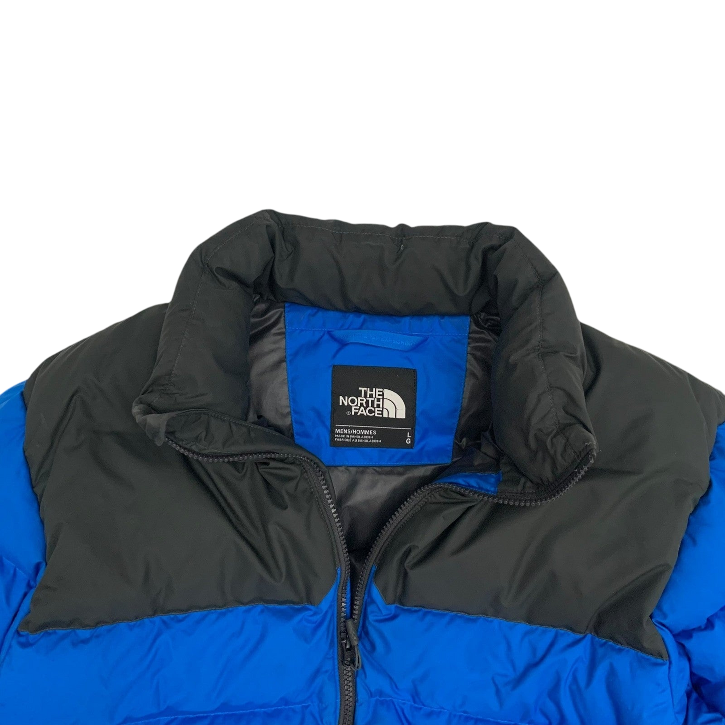 The North Face Nuptse 700 Down Puffer Jacket Blue/Black (Size L)