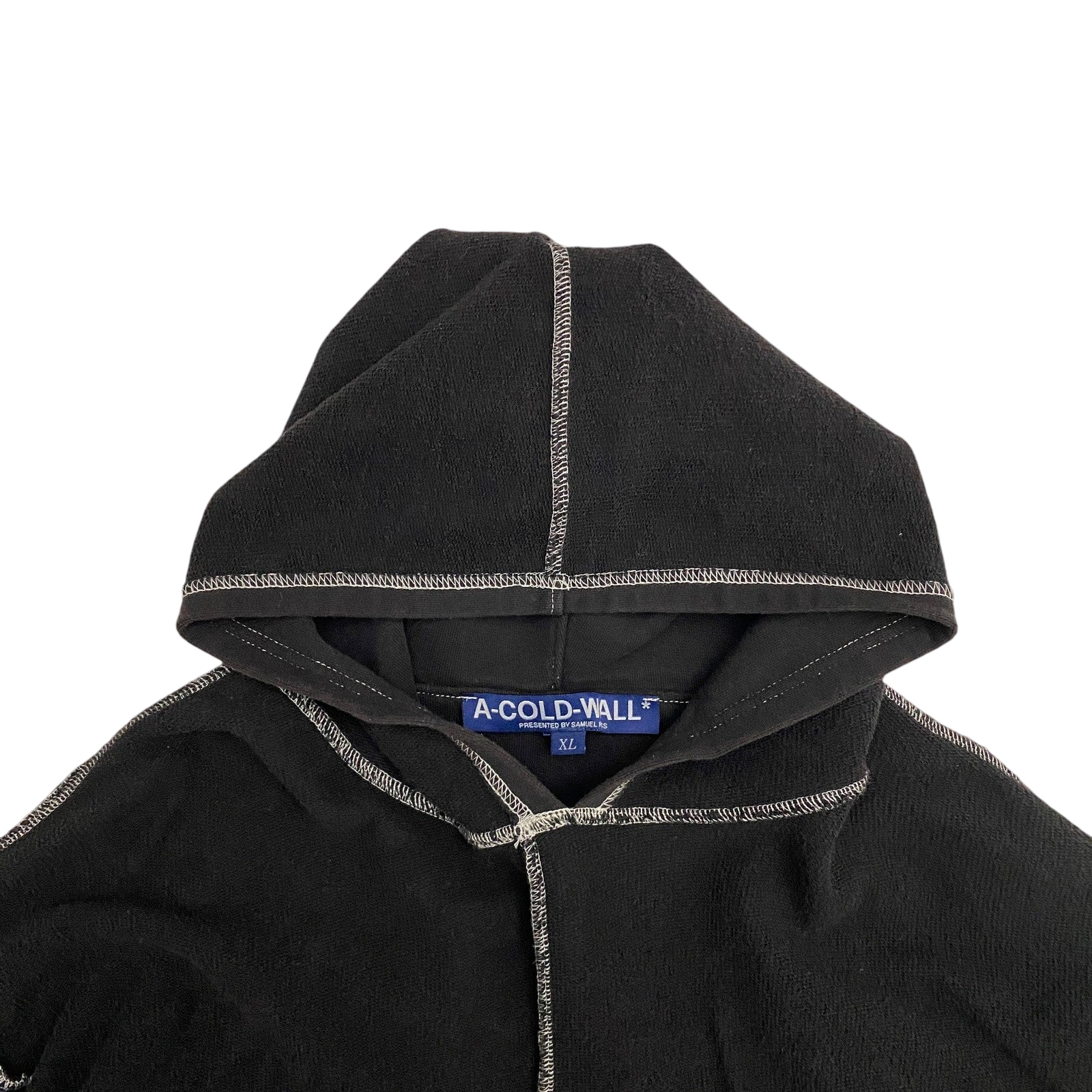 A-COLD-WALL Reverse Stitch Hoodie Black (Size XL)