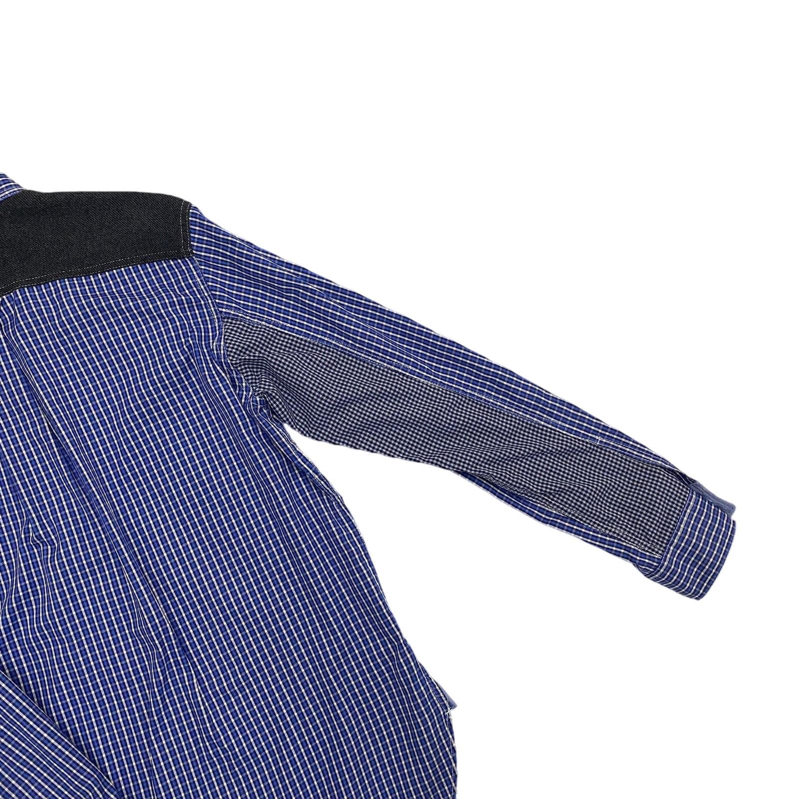 Junya Watanabe MAN Gingham Check Shirt Blue (Fits S-M)