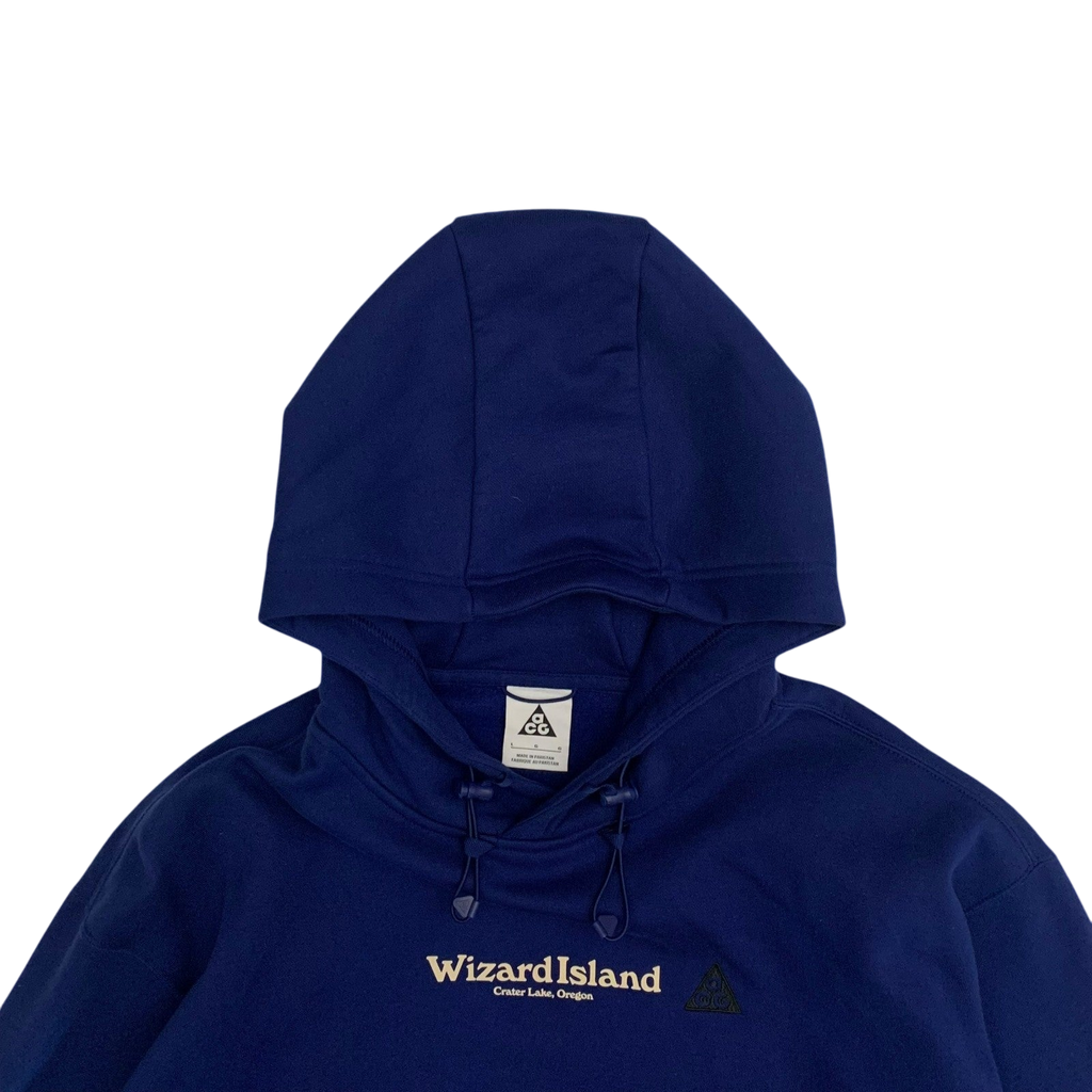 Nike ACG Wizard Island Hoodie Blue (Fits L-XL)
