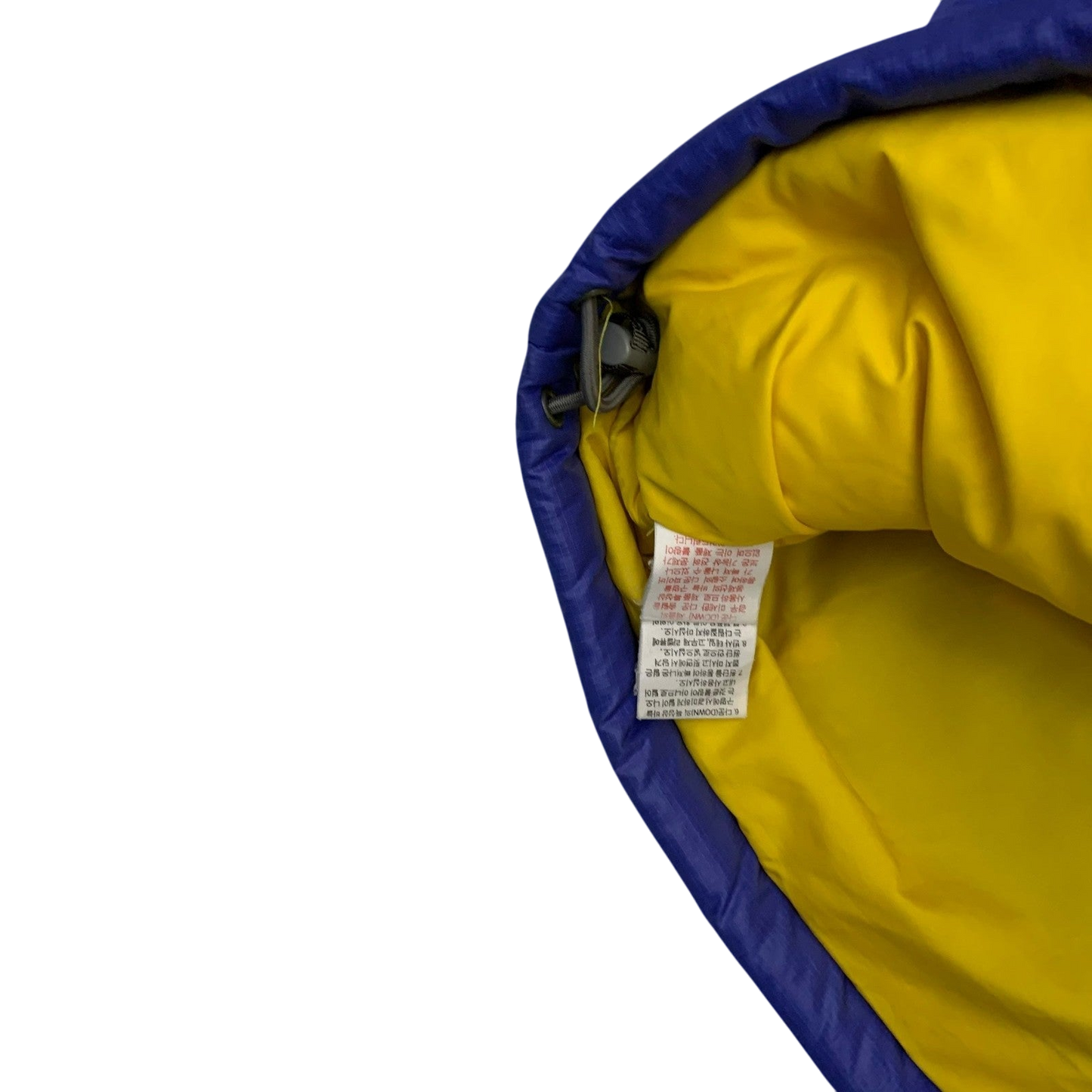 The North Face Nuptse 700 Down Puffer Jacket Blue/Yellow (Size XS)