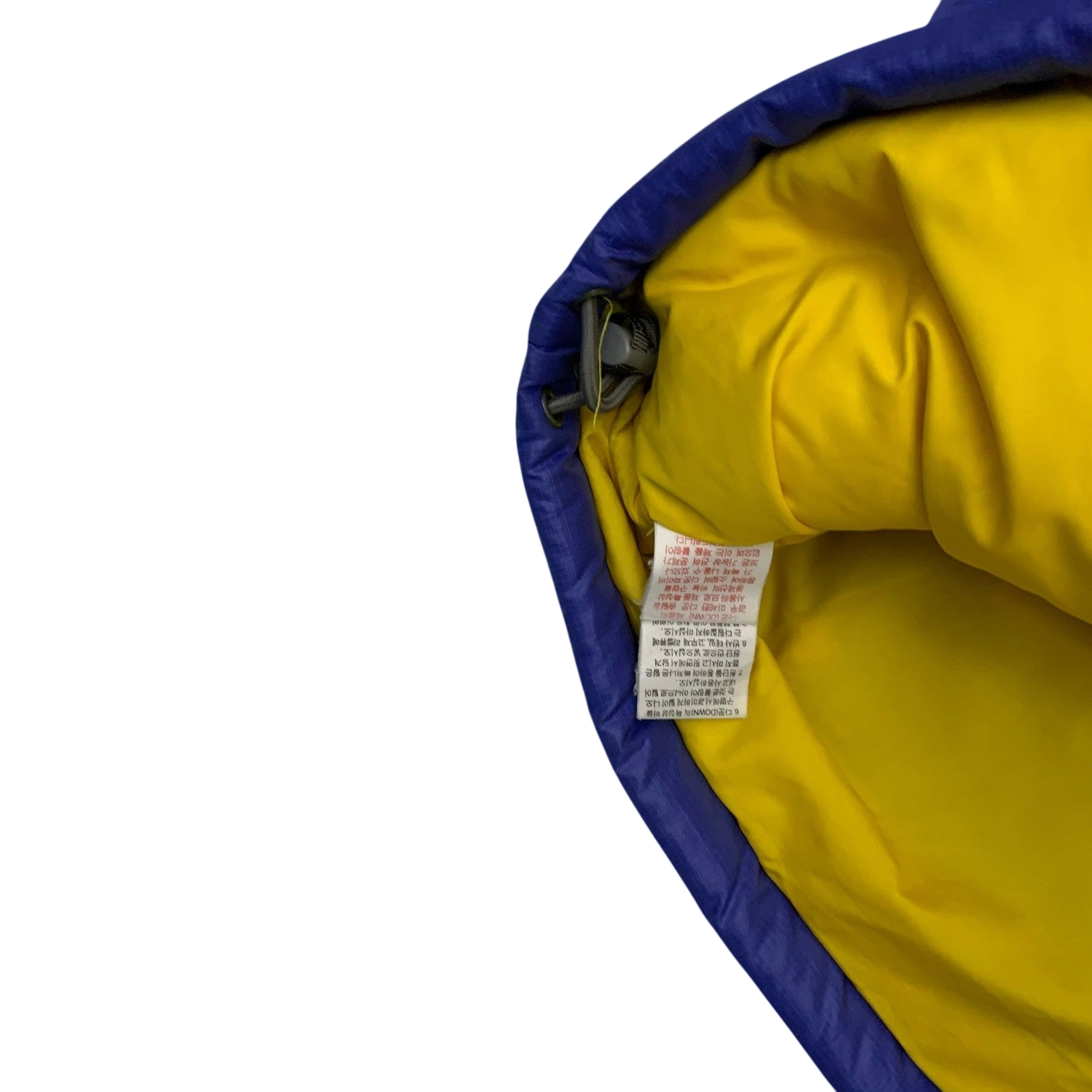 The North Face Nuptse 700 Down Puffer Jacket Blue/Yellow (Size XS)