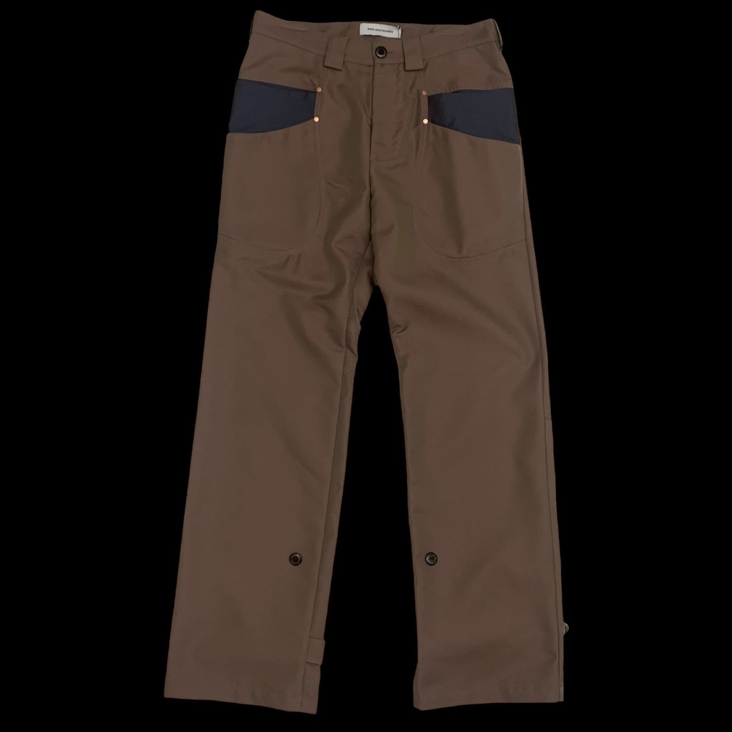 Kiko Kostadinov Mcnamara Uniform Trousers Bronze (Size M)