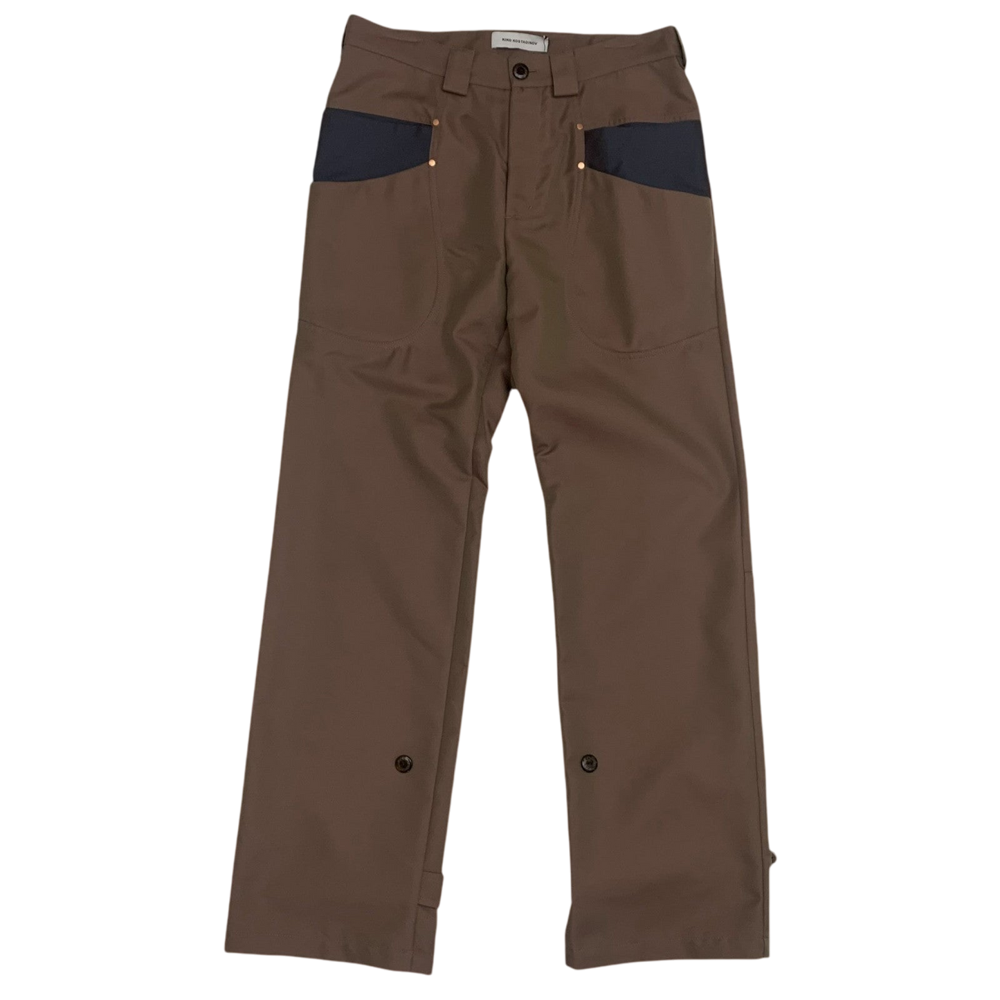 Kiko Kostadinov Mcnamara Uniform Trousers Bronze (Size M)