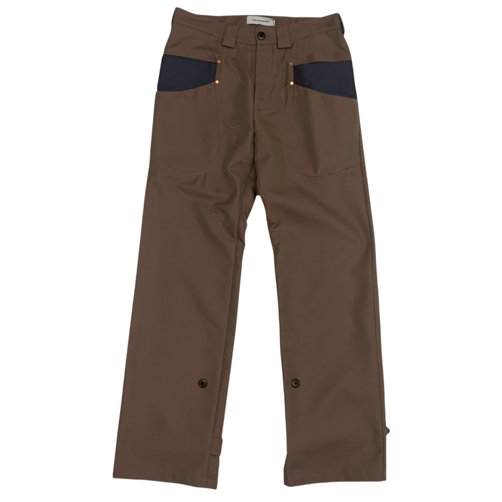 Kiko Kostadinov Mcnamara Uniform Trousers Bronze (Size M)