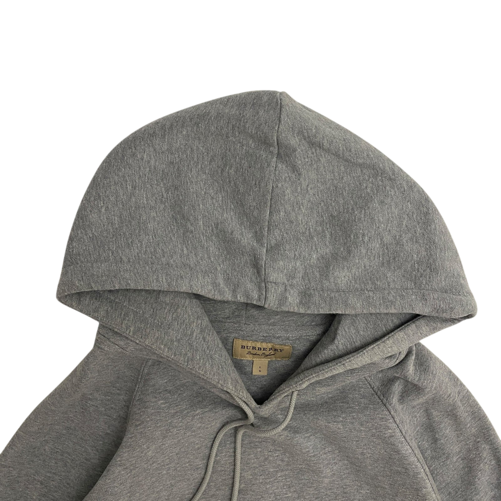 Burberry Embroidered Archive Logo Hoodie Grey (fits M/L)