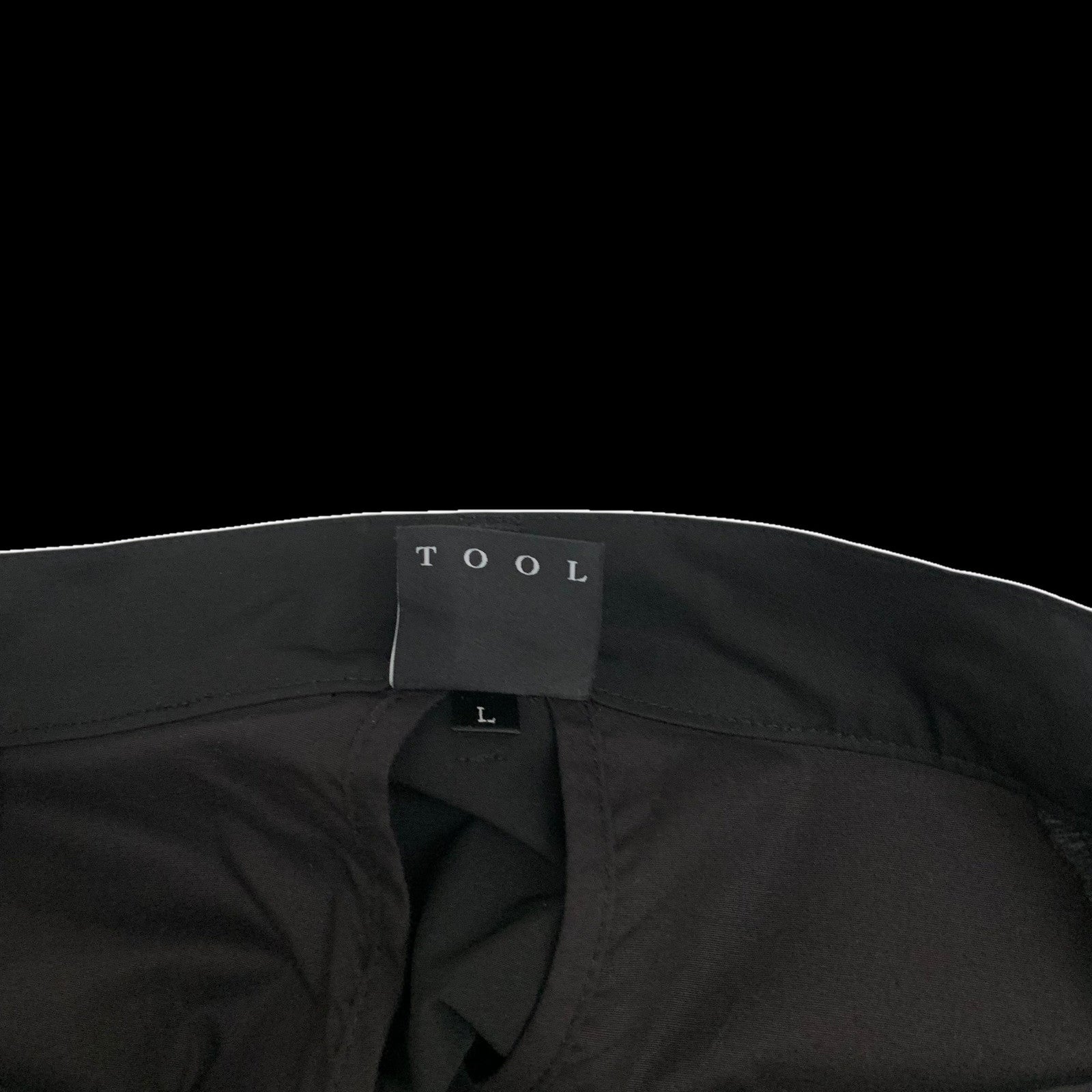 Archival Reinvent Zipper Teflon Pants Black (W28)