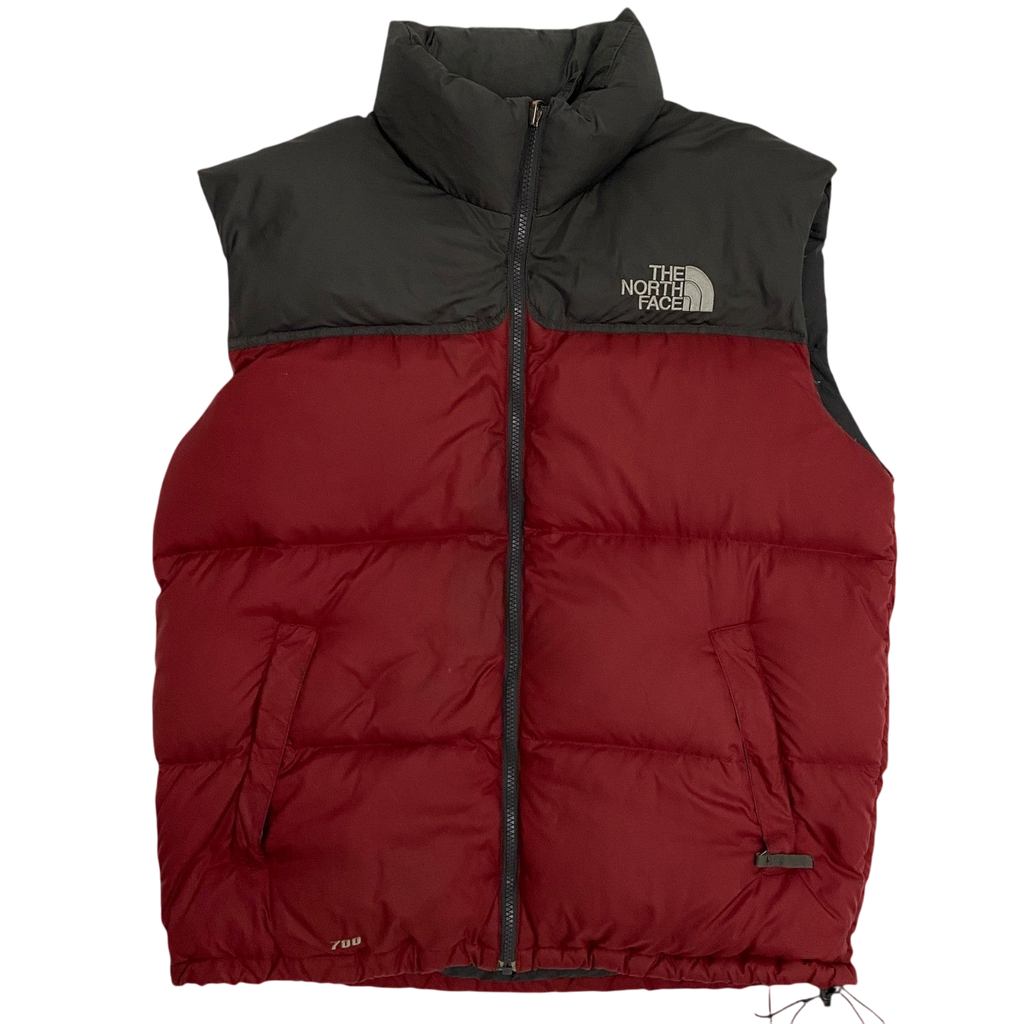The North Face 1996 Retro Nuptse 700 Vest Charcoal/Red (Size L)