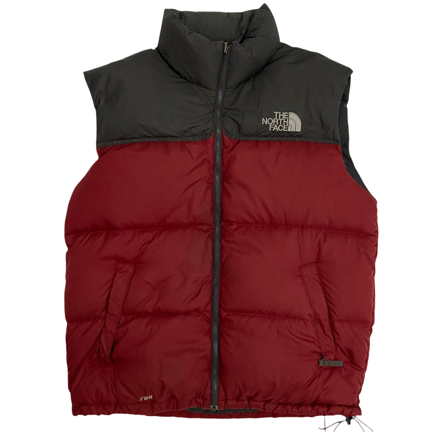The North Face 1996 Retro Nuptse 700 Vest Charcoal/Red (Size L)