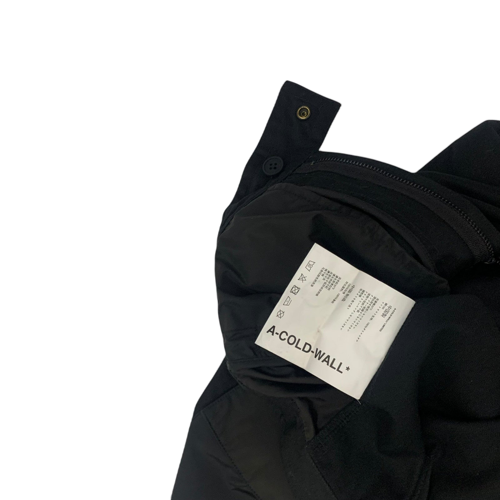 A-Cold-Wall Black Strata Cargo Shorts Black (Size M)