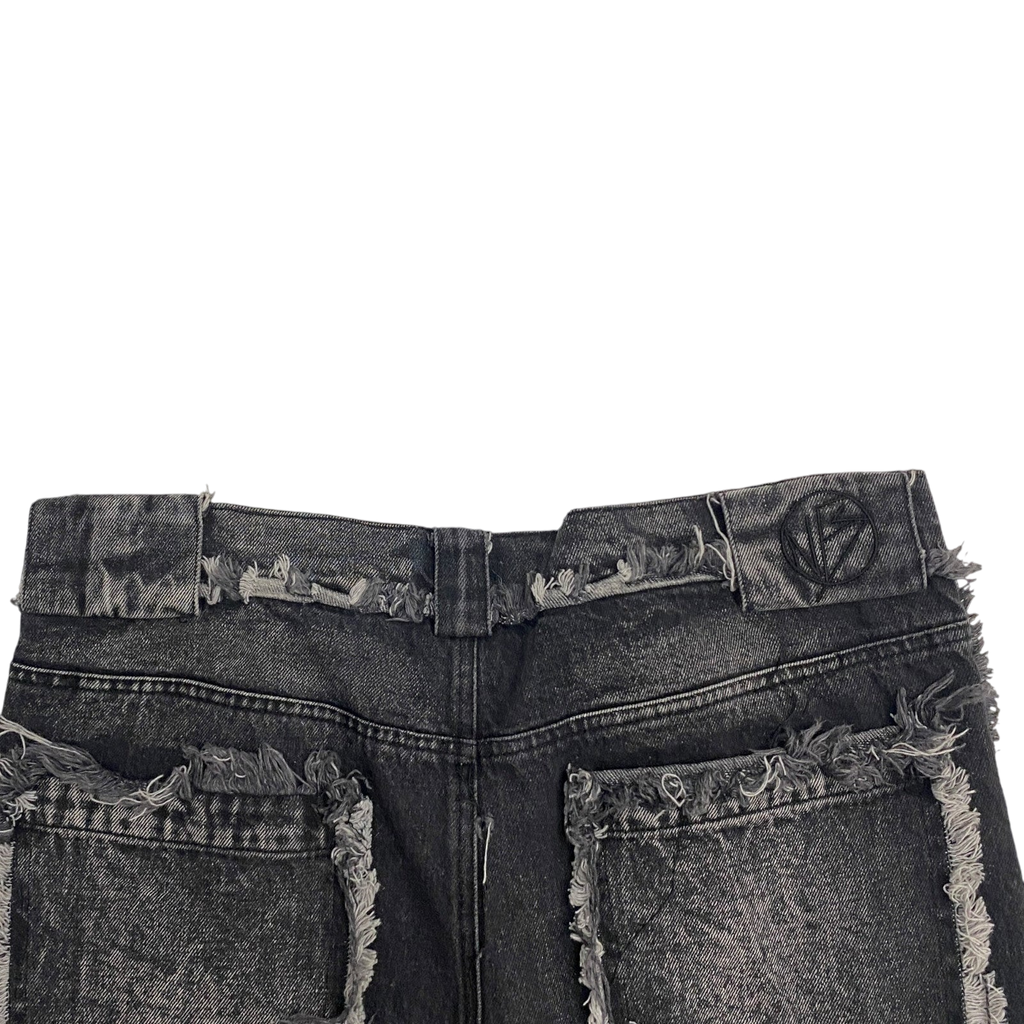 NO/FAITH STUDIOS Flared Jeans Grey (Fits 34")