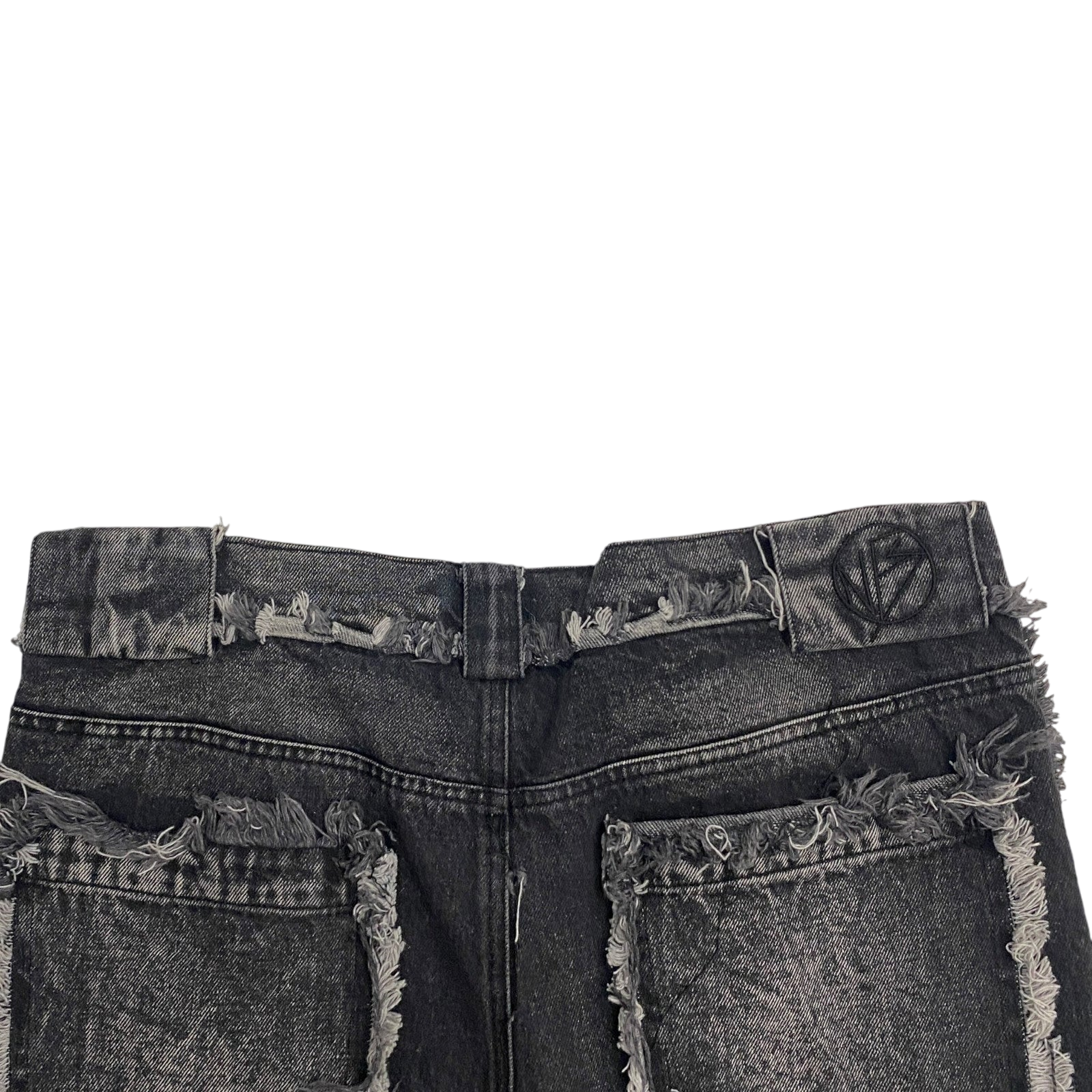 NO/FAITH STUDIOS Flared Jeans Grey (Fits 34")