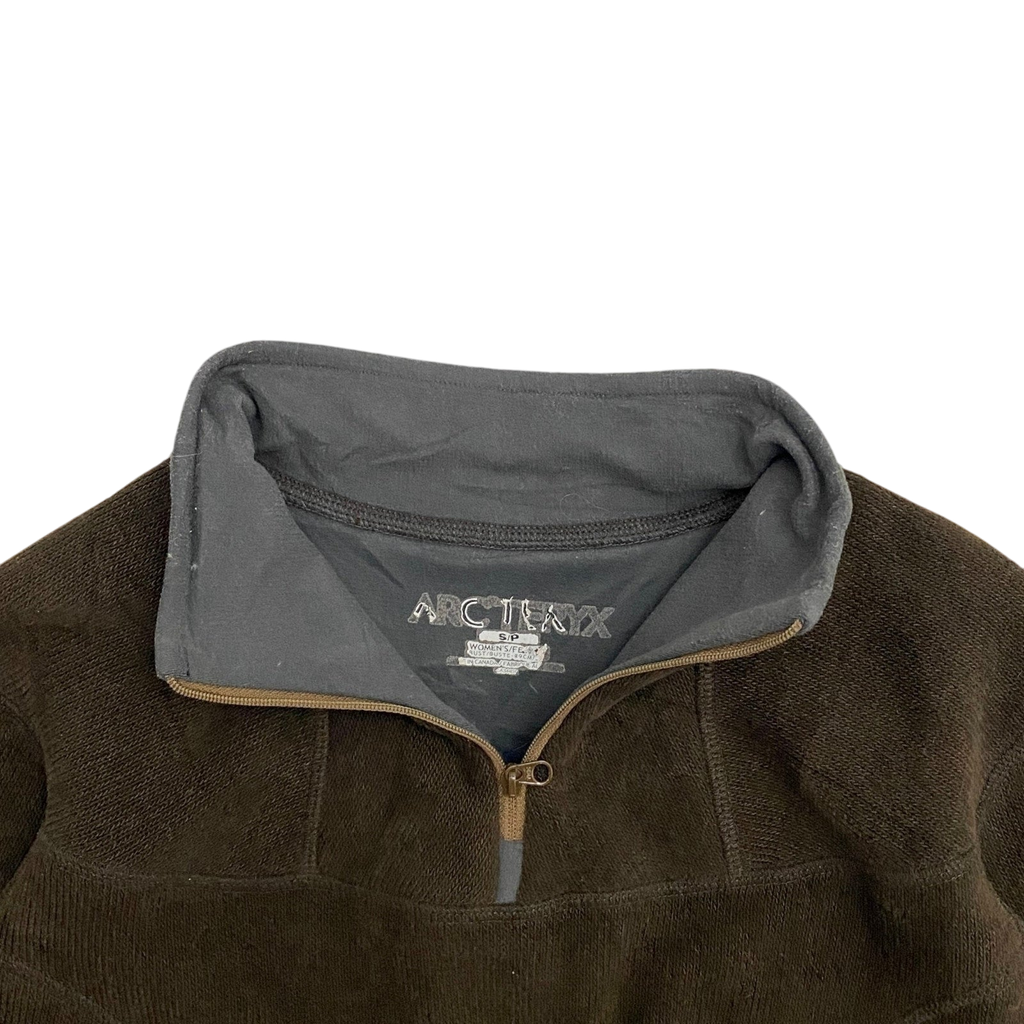 Arc’teryx Covert Quarter Zip Fleece Brown (Fits S-M Womens)