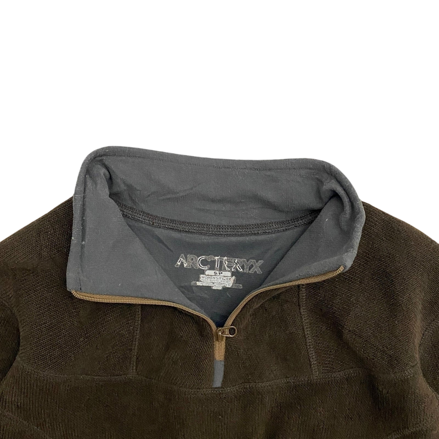 Arc’teryx Covert Quarter Zip Fleece Brown (Fits S-M Womens)