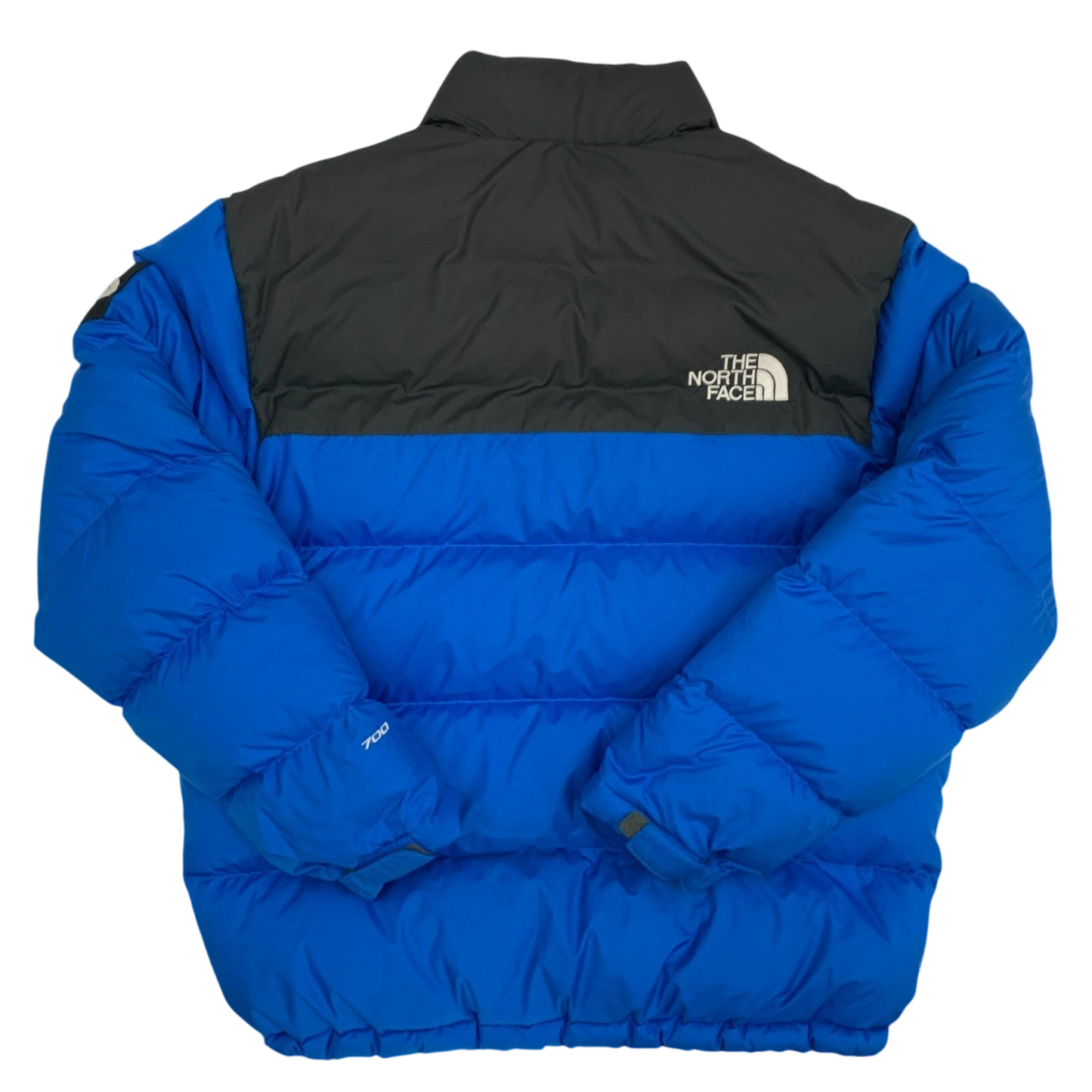 The North Face Nuptse 700 Down Puffer Jacket Blue/Black (Size L)