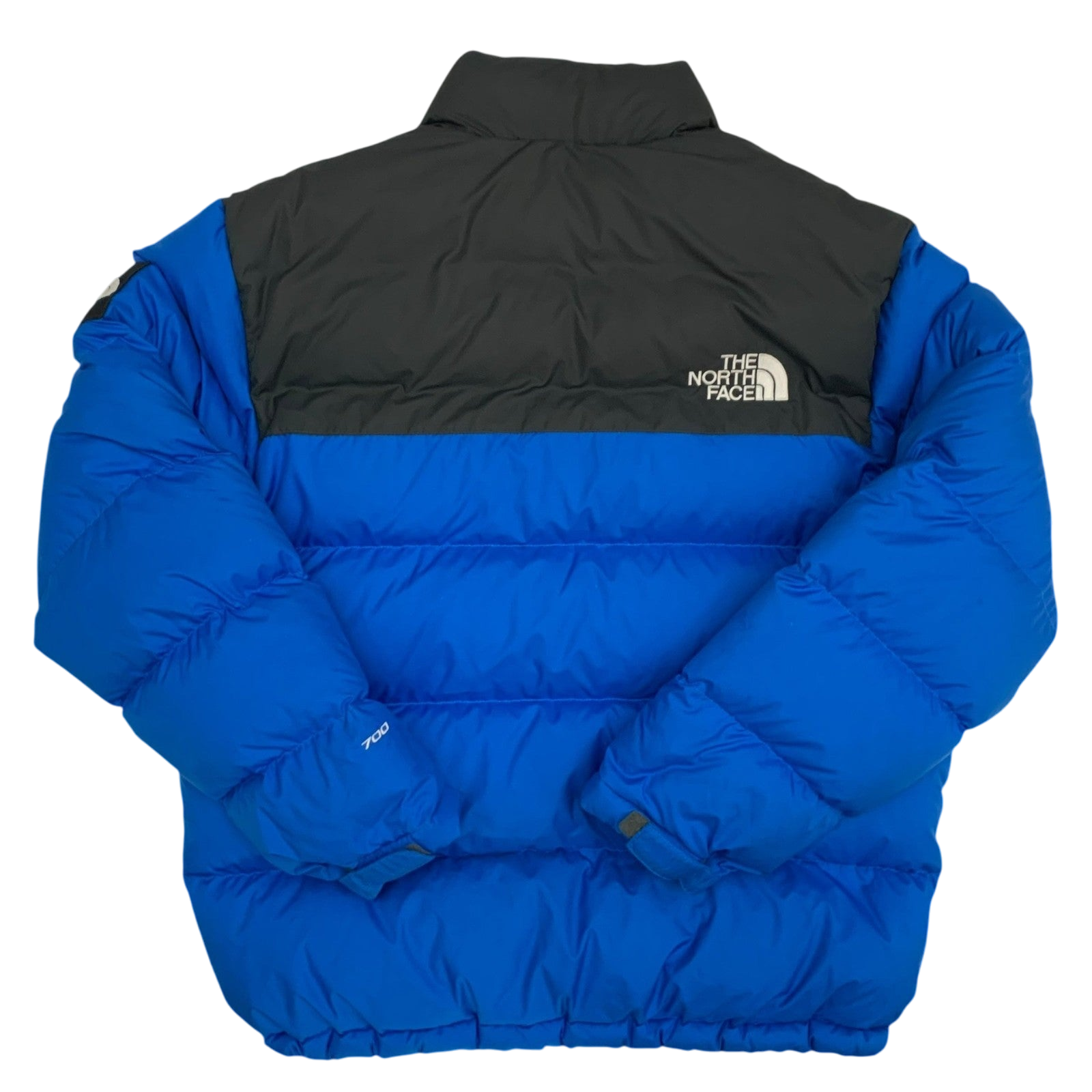 The North Face Nuptse 700 Down Puffer Jacket Blue/Black (Size L)