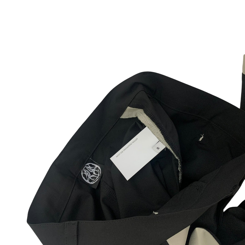 Moth Studios Panelled Nylon Pants Black / Grey (Size M)