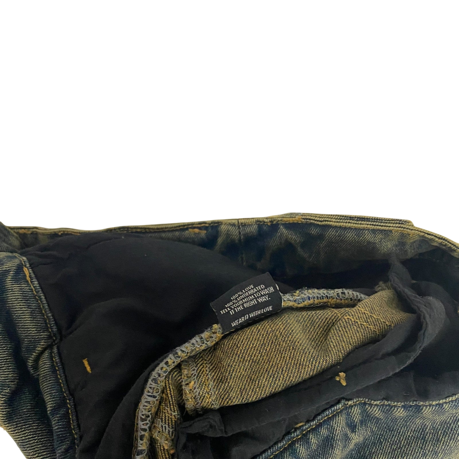 NO/FAITH STUDIOS Heavy Wave Jeans Blue (Size M)