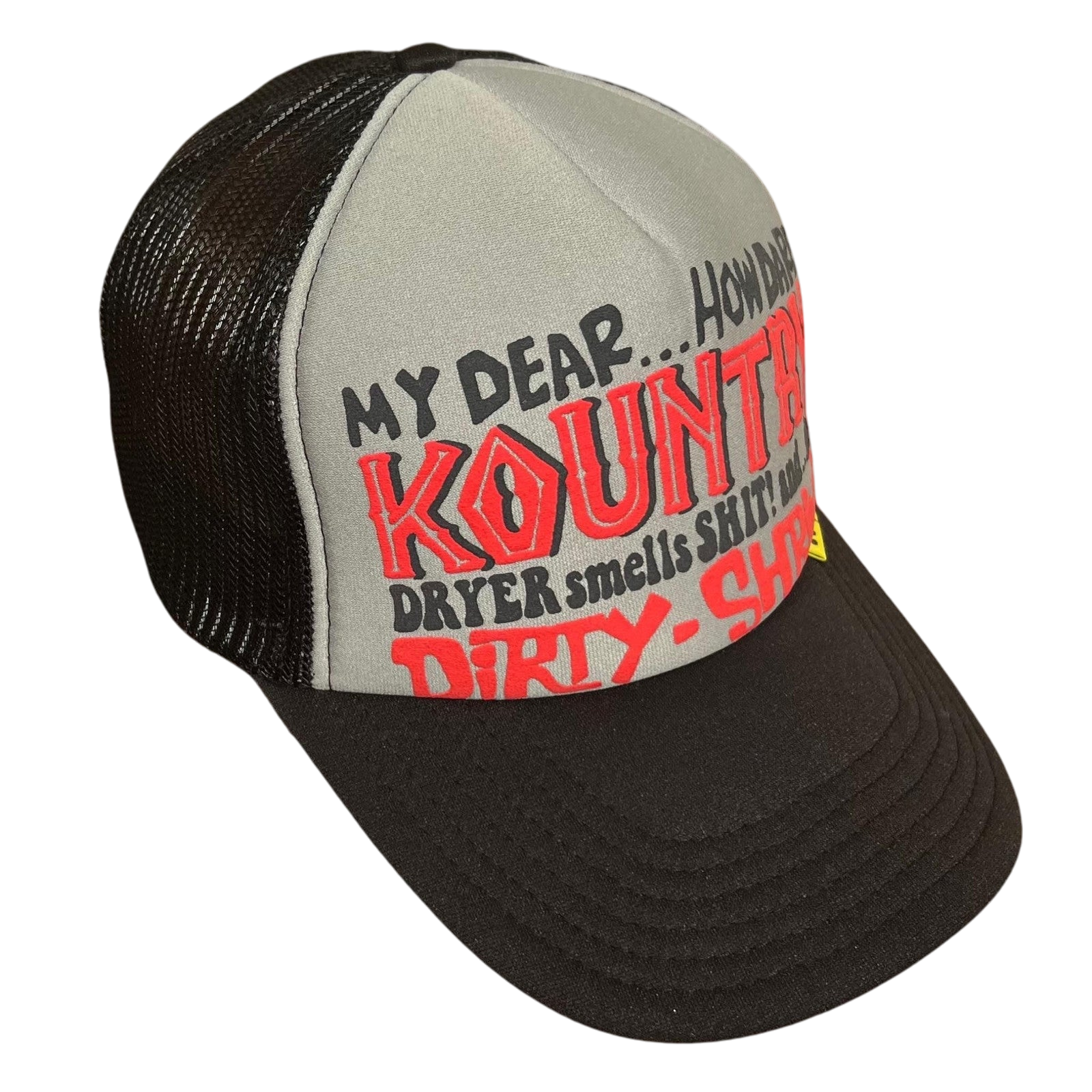 Kapital Laundry Shrink Black / Grey Trucker Hat