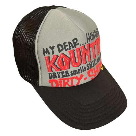Kapital Laundry Shrink Black / Grey Trucker Hat